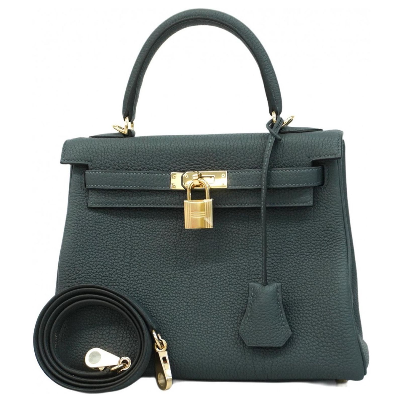 Hermès Hermes Kelly 25 Togo Handbag Leather ref.2011205 - Joli Closet