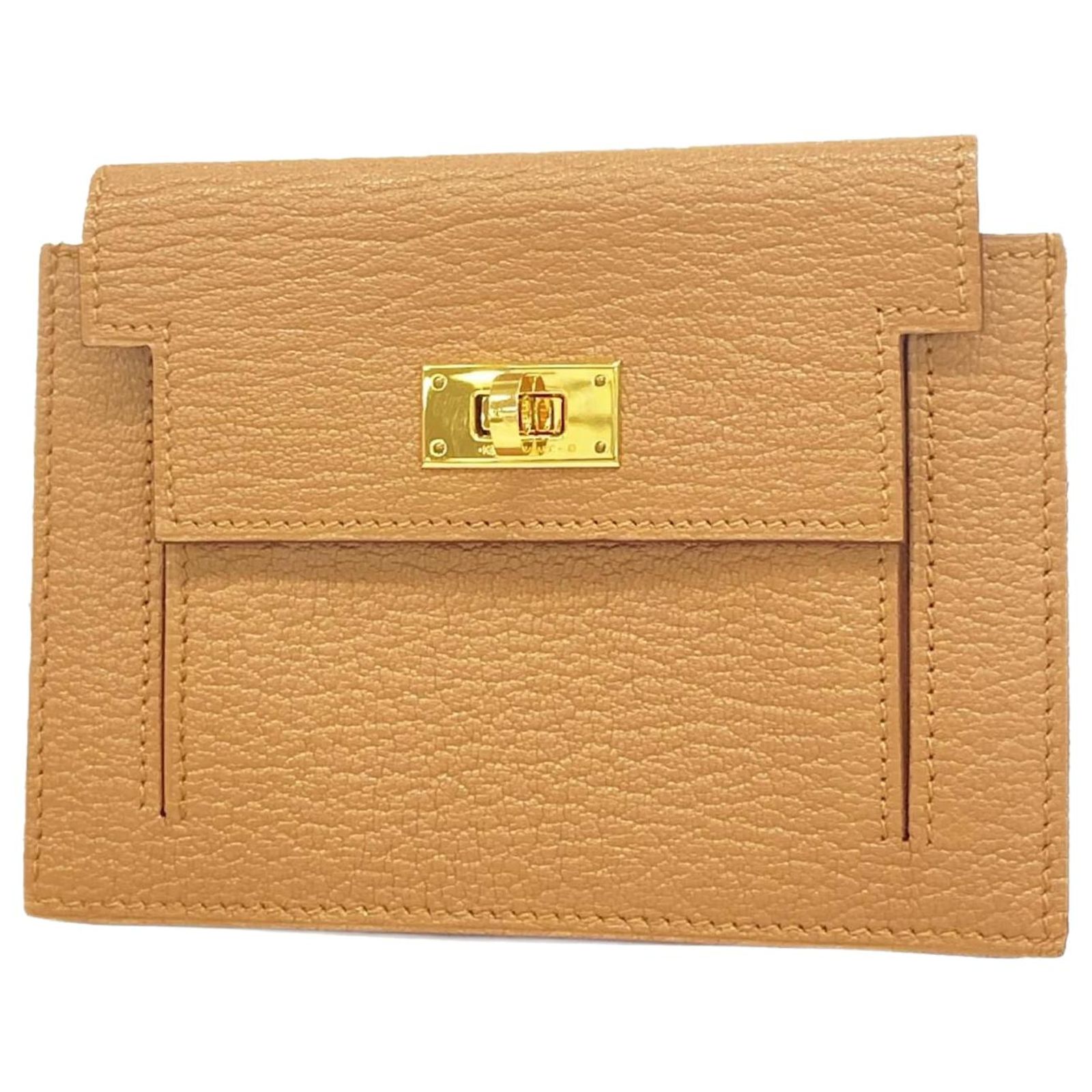 Hermès Hermes Kelly Pocket Compact Coin Case Diamond ref.2011252 - Joli ...