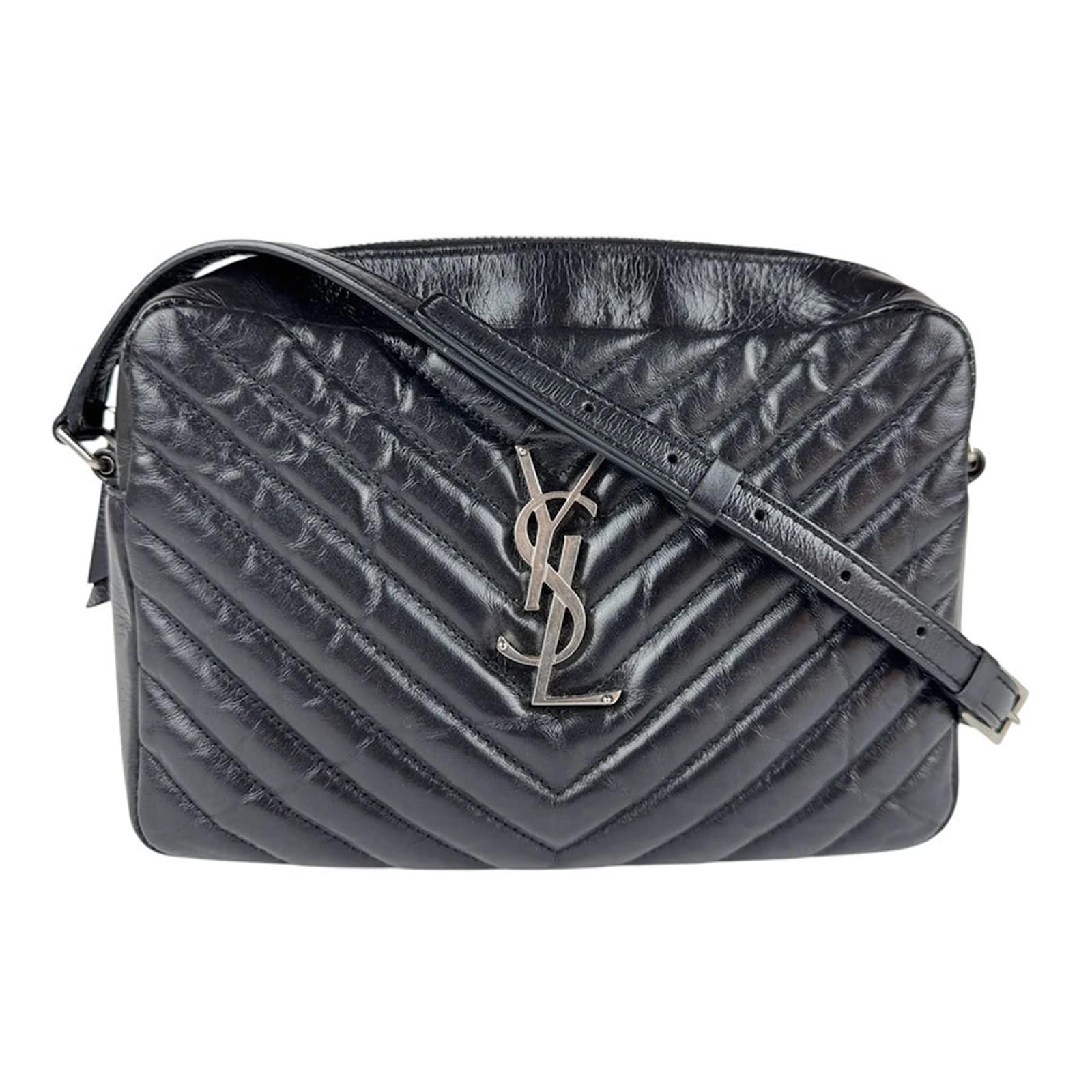Saint Laurent Black Leather Handbag