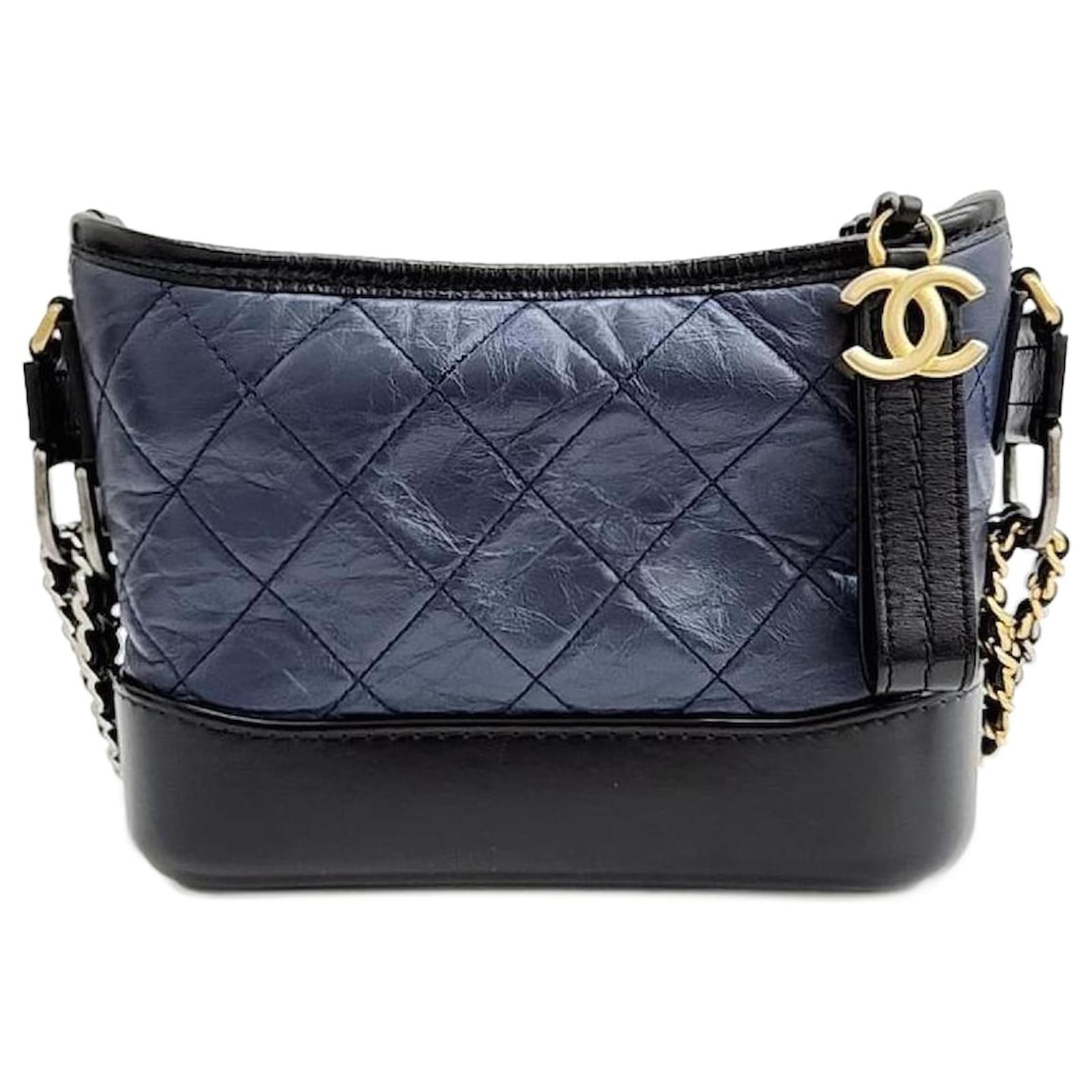 【CHANEL】シャネルスモールガブリエルホーボー★gabrielle hobo Chanel Gabrielle Hobo Small (4090781) Blue ref.2022769