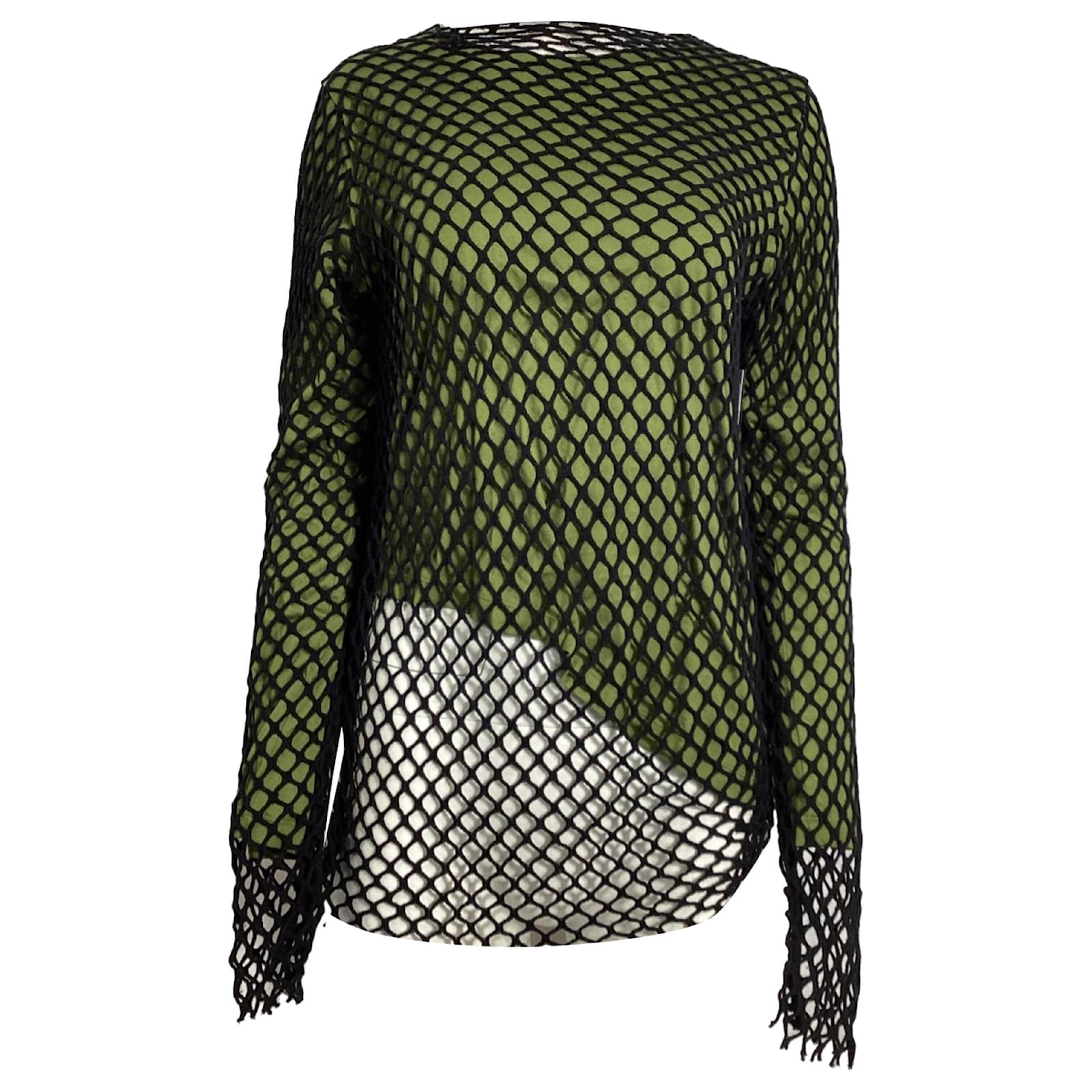 marques almeida Jersey mesh pink t dye Marques Almeida Layered