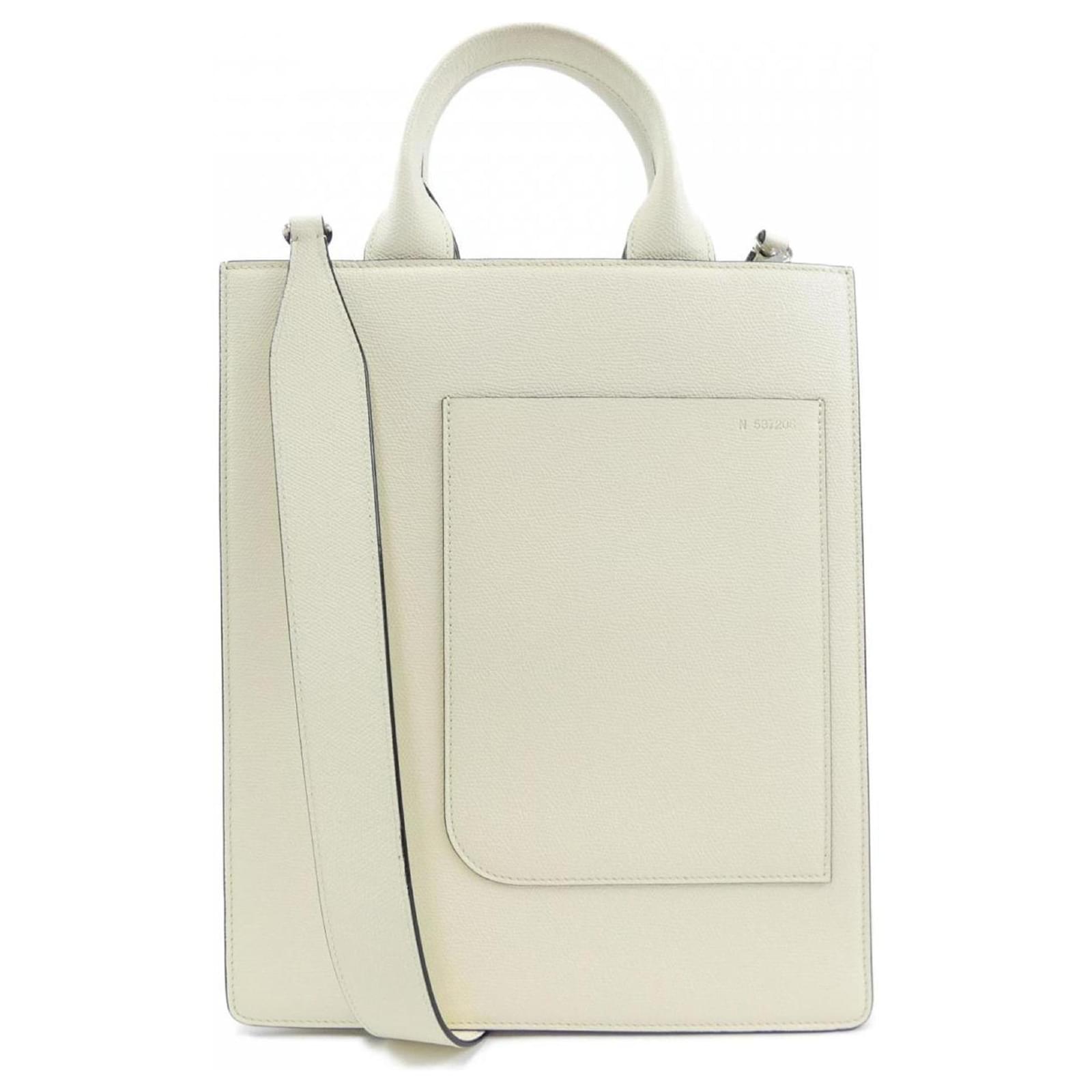 トートバッグ VALEXTRA Women Shoulder Bags WBSF0090028LOCTF JE Beige Women's Beige Luxury Grained Leather bucket bag | Valextra Soft