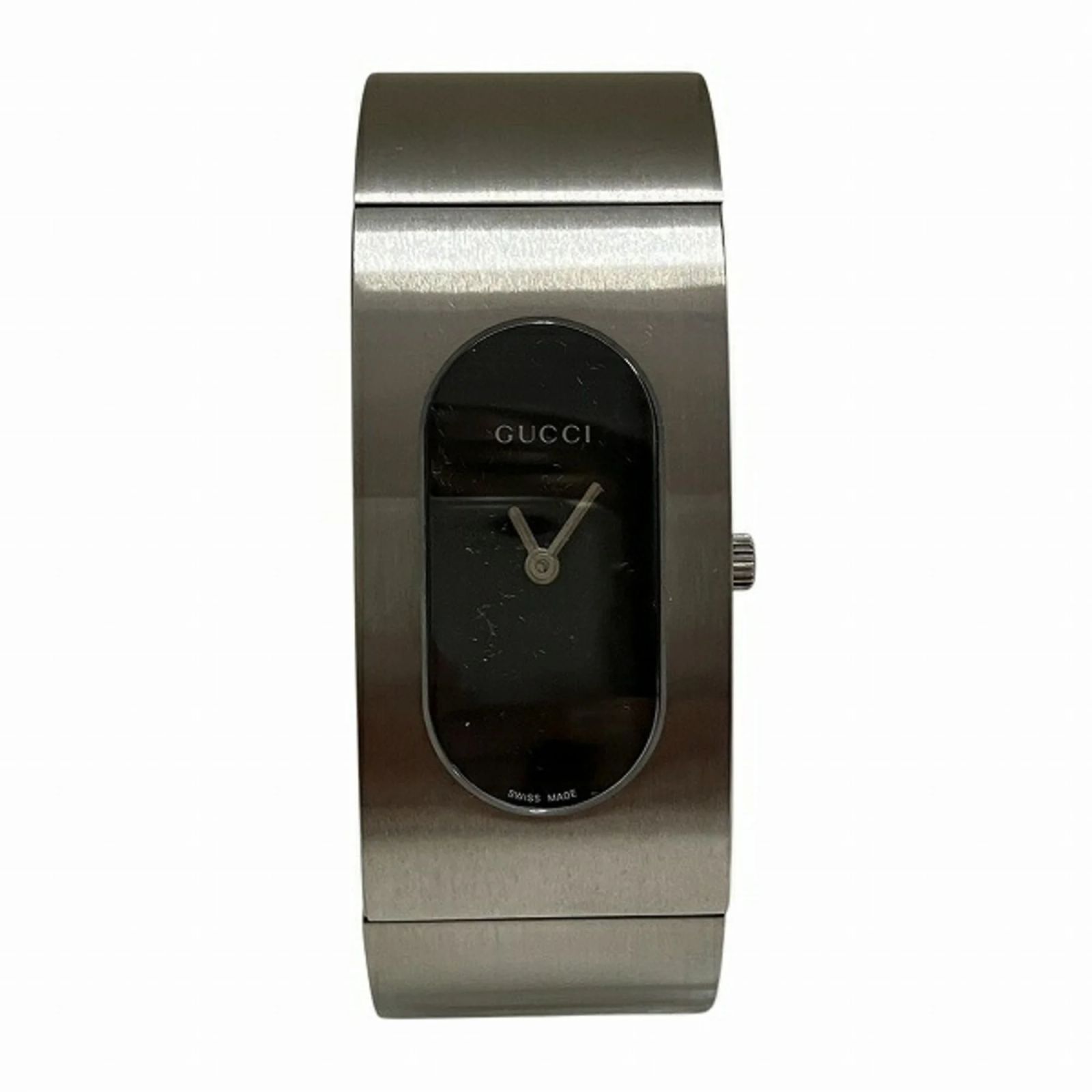 GUCCI Black Dial Bangle Watch 2400L Quartz Ladies ref  display picture 1