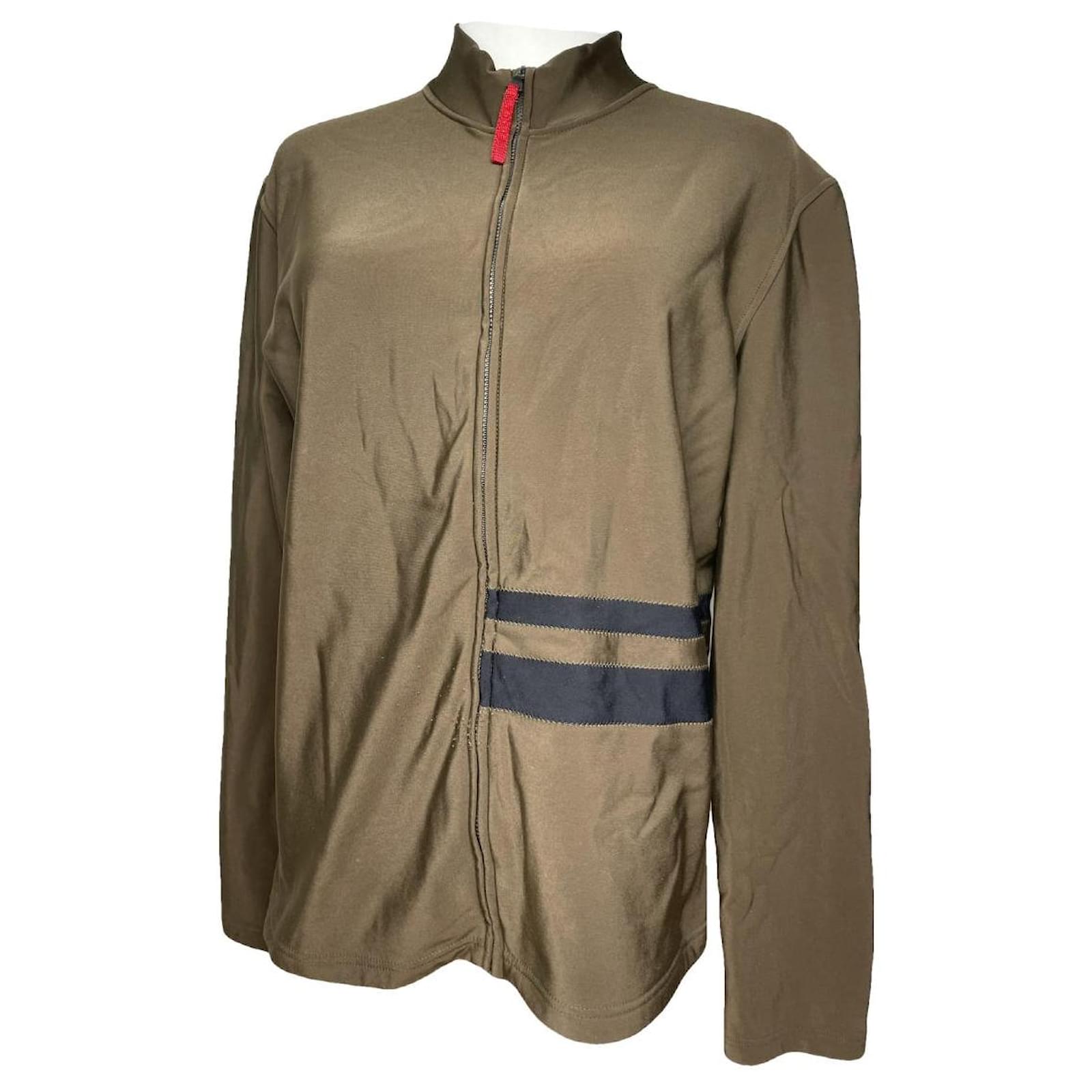 Giacca in poliestere khaki di Prada Cachi Joli Closet