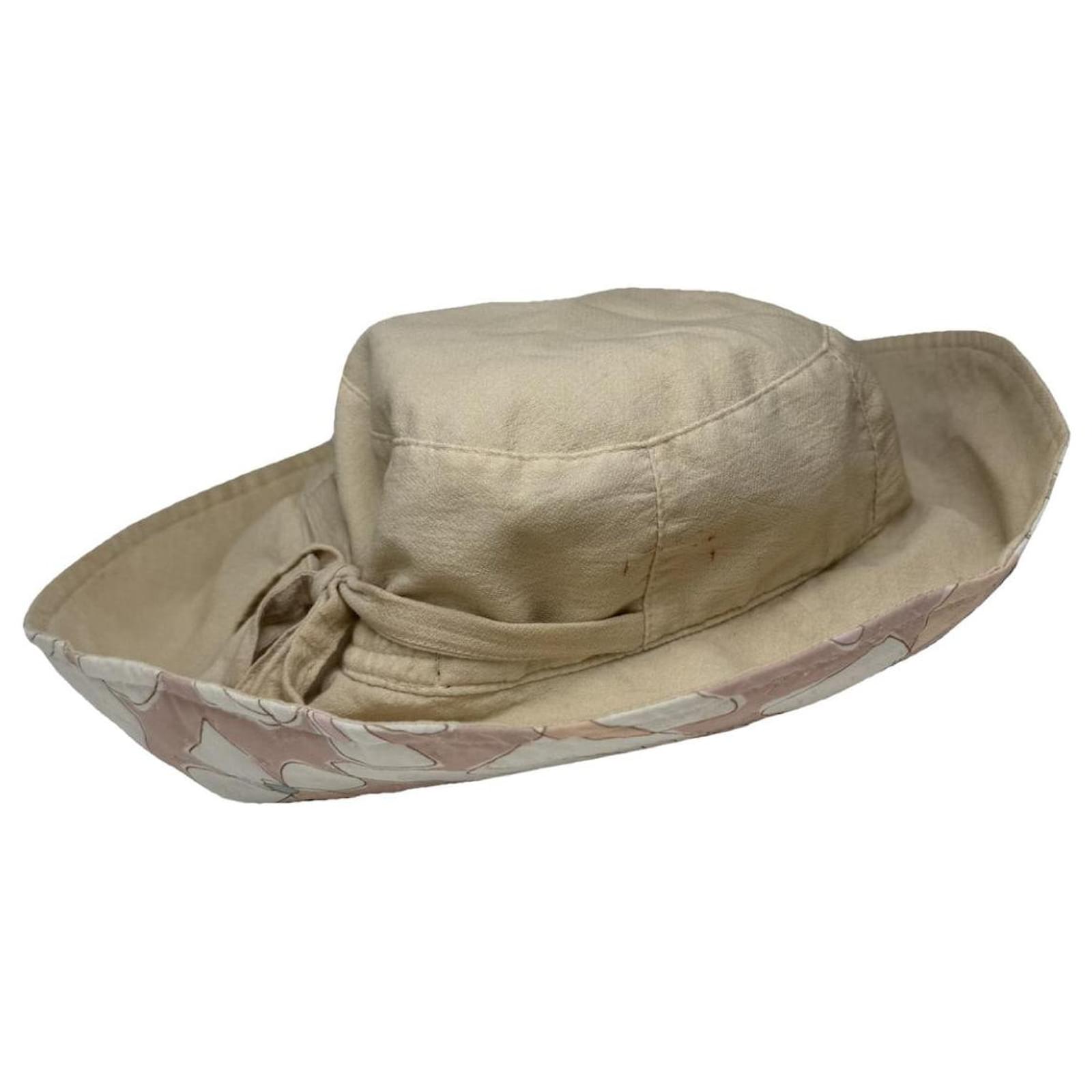 Cappello in poliestere beige Balenciaga Joli Closet