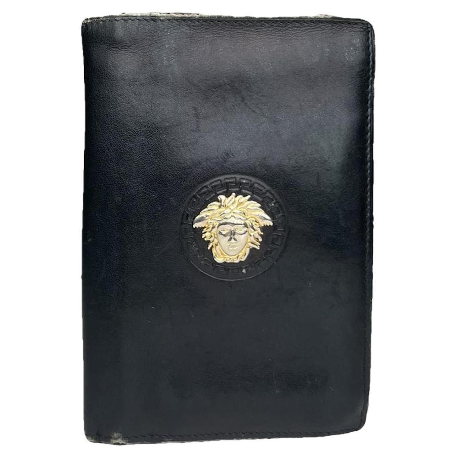 Gianni Versace Black Leather Wallet ref.2033891 - Joli Closet