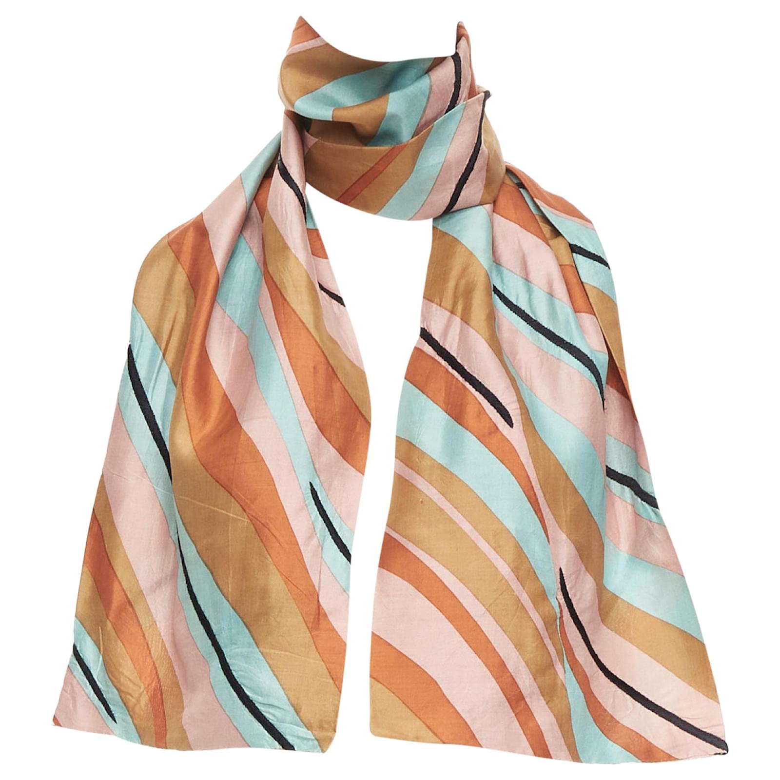 DRIES VAN NOTEN Printed Silk Scarf スカーフ Dries Van Noten Facet printed silk scarf - Scarves - BeyondStyle