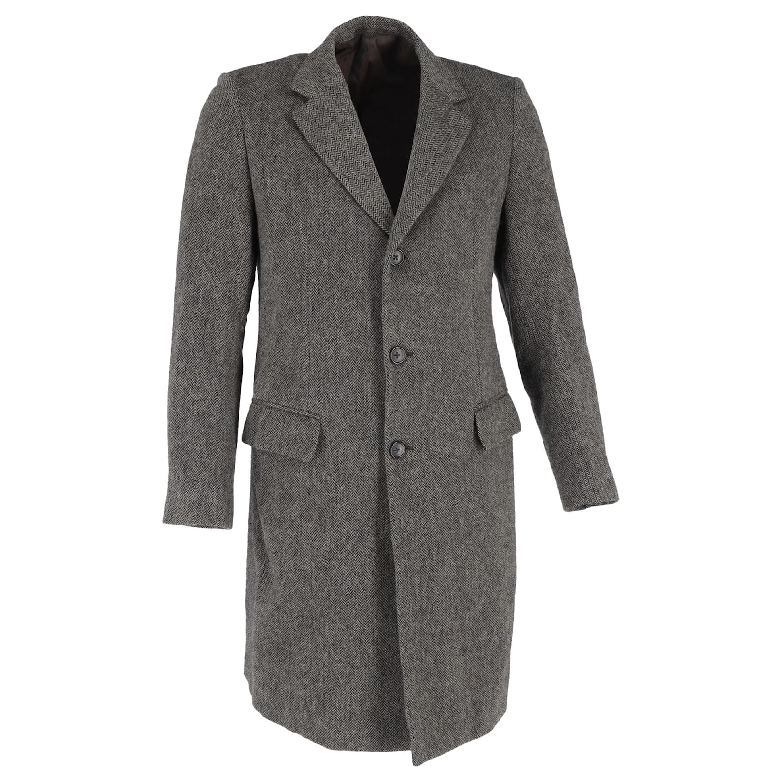 Jil Sander Long Coat in Grey Wool ref.JC2041093 (Sold) - Joli Closet