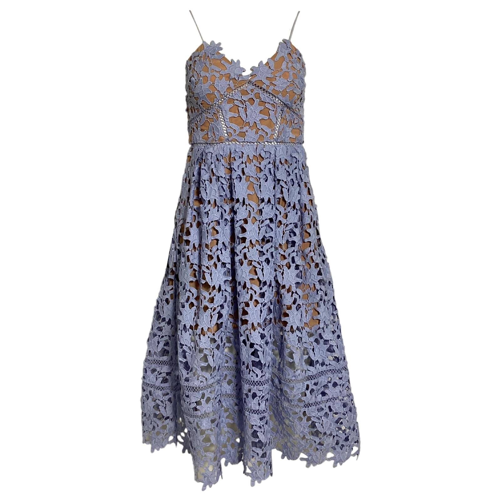 Self portrait Self-Portrait Azaelea Lace Midi Dress in Purple