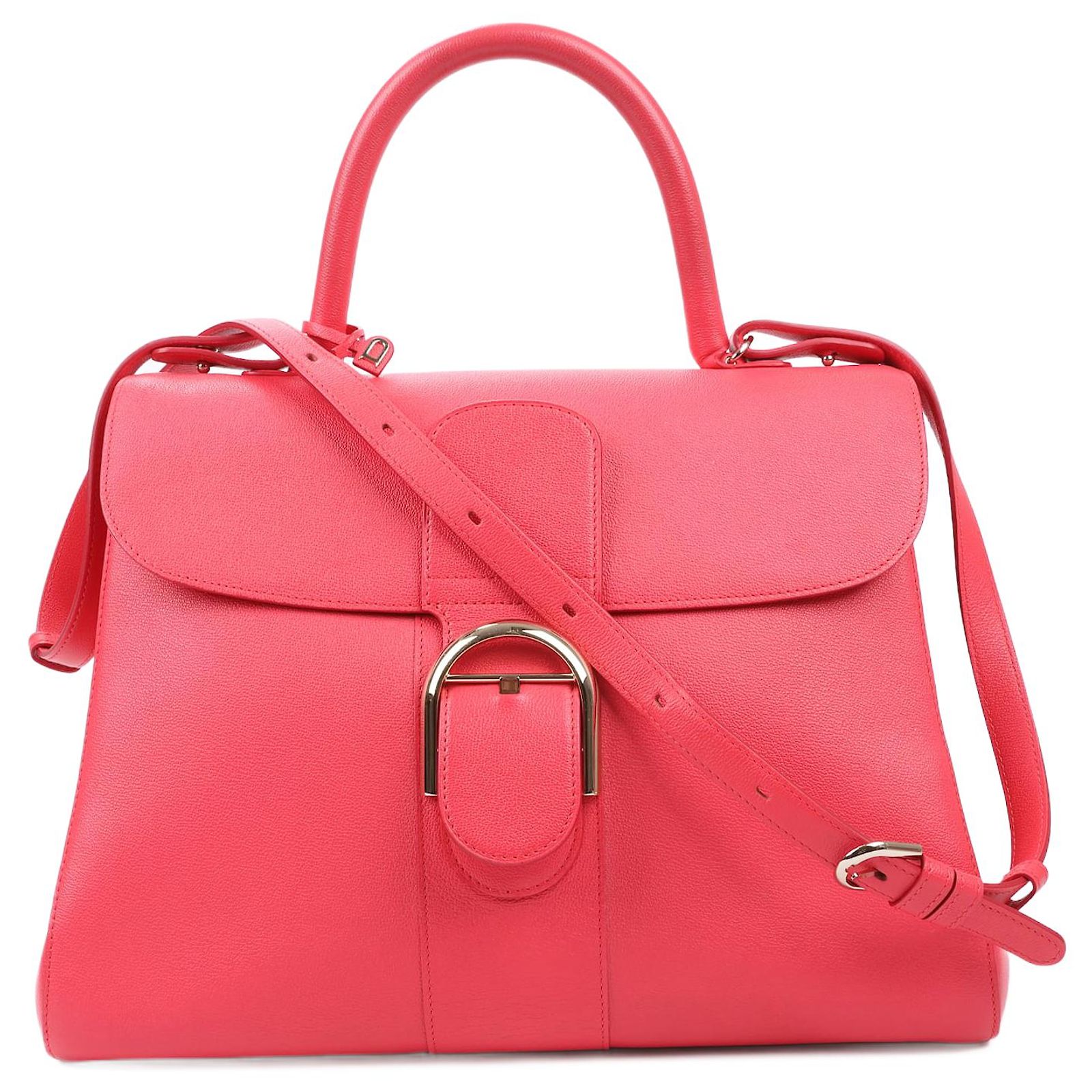 Delvaux Brillant GM Leather 2Way Handbag in Pink ref.2051272 - Joli Closet