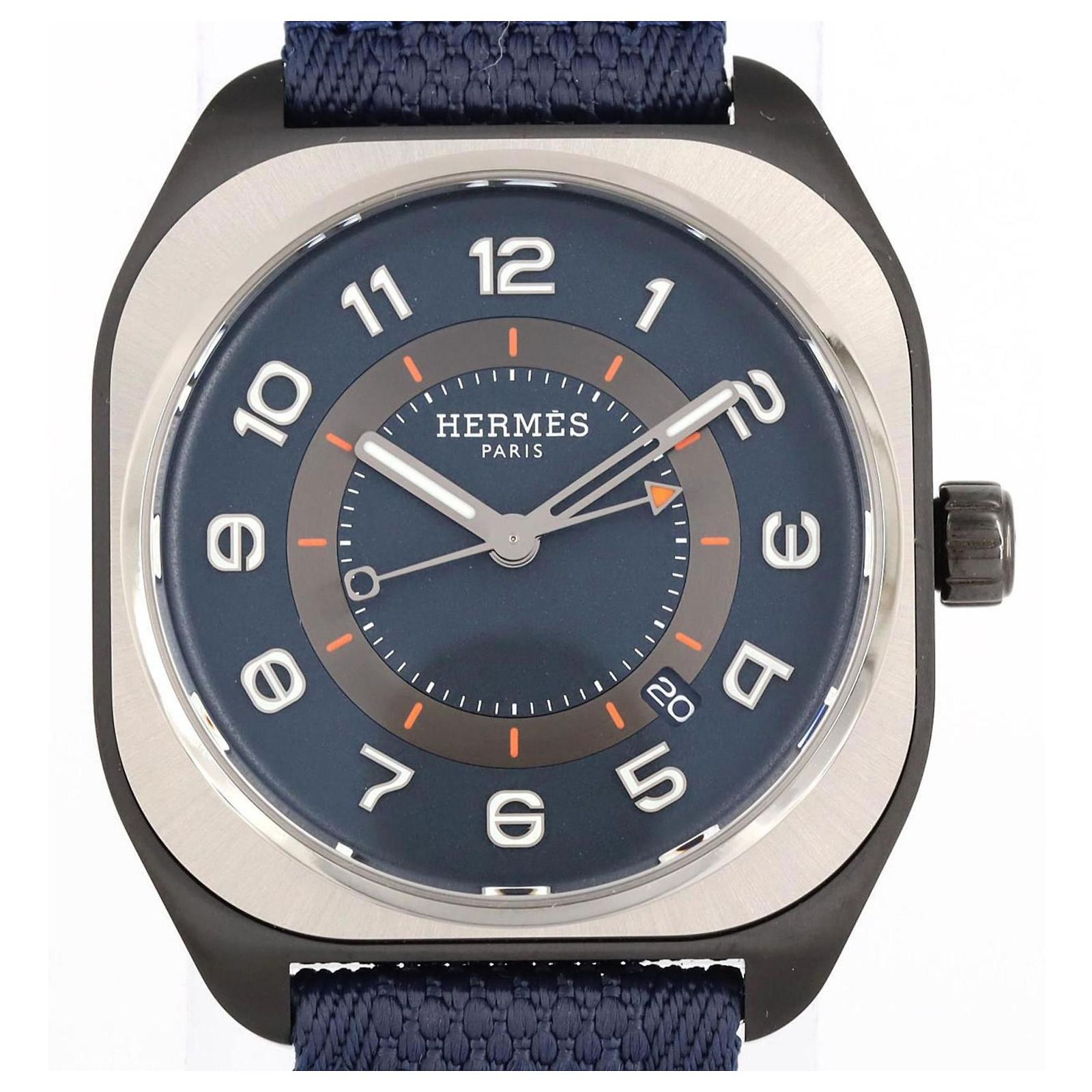 Hermes Dlc TI Automatic Winding Watch Up Close: Hermès H08 Automatic | SJX Watches main image 2