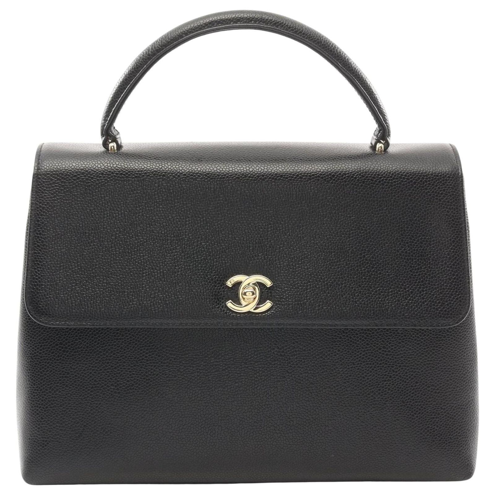 Chanel Kelly Black Leather ref.2052573 - Joli Closet
