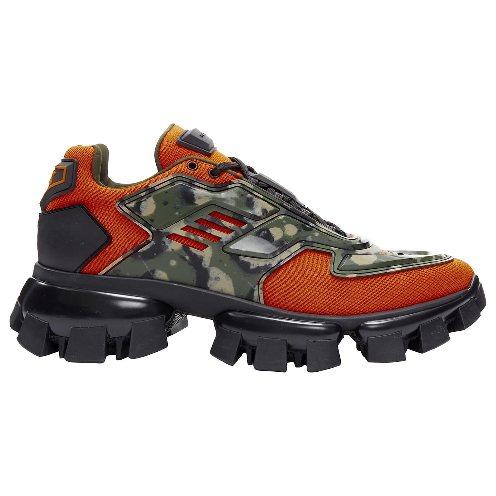 Sneaker Prada Cloudbust Thunder Arancione Cotone