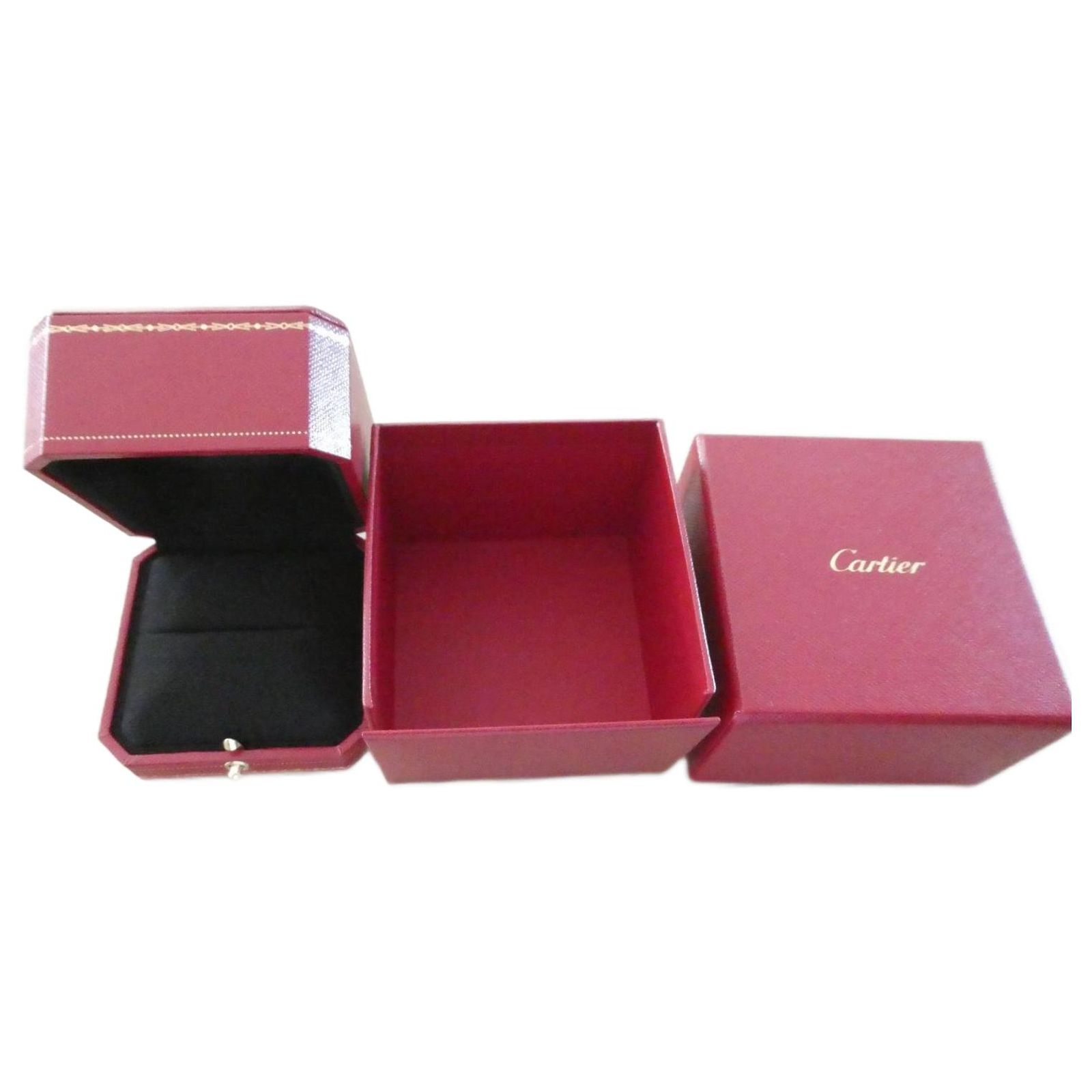 Cartier box for a new ring Red Leather ref.2070513 - Joli Closet