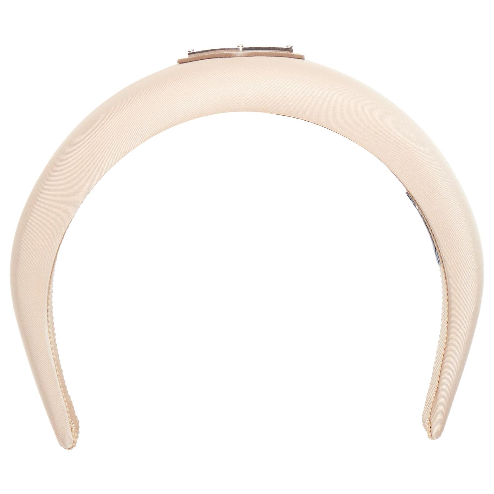 Prada Beige Satin Headband Brandy Re-nylon Headband | PRADA main image 2
