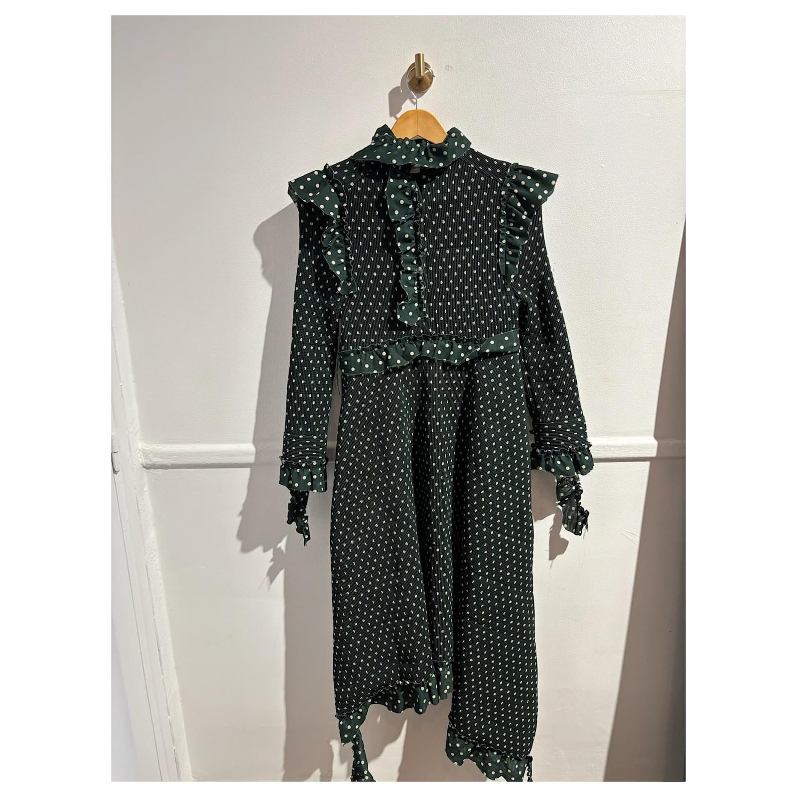 vetements green dress Vetements Midi Dresses