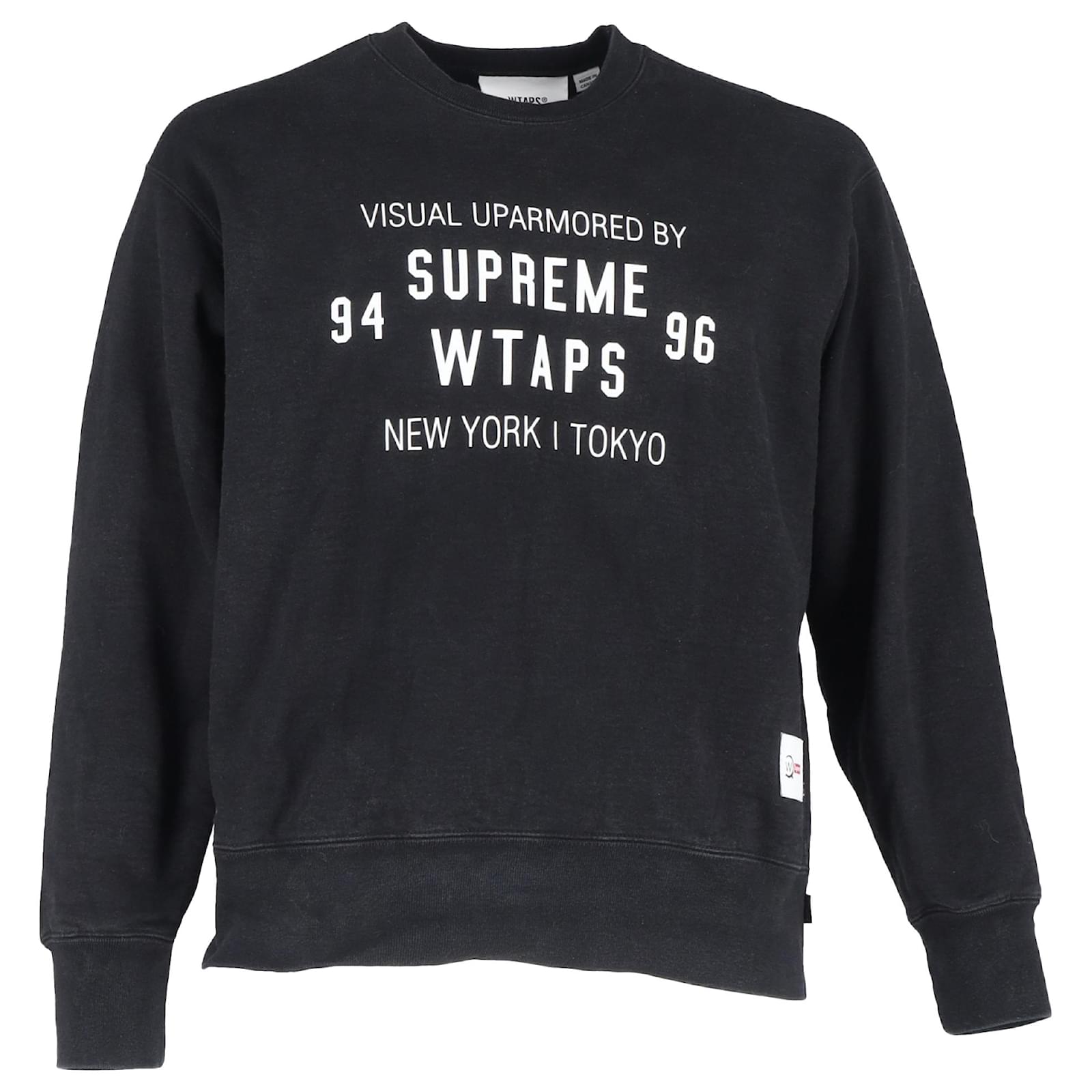 Mサイズ Supreme WTAPS Crewneck Supreme WTAPS Crewneck black Lサイズ