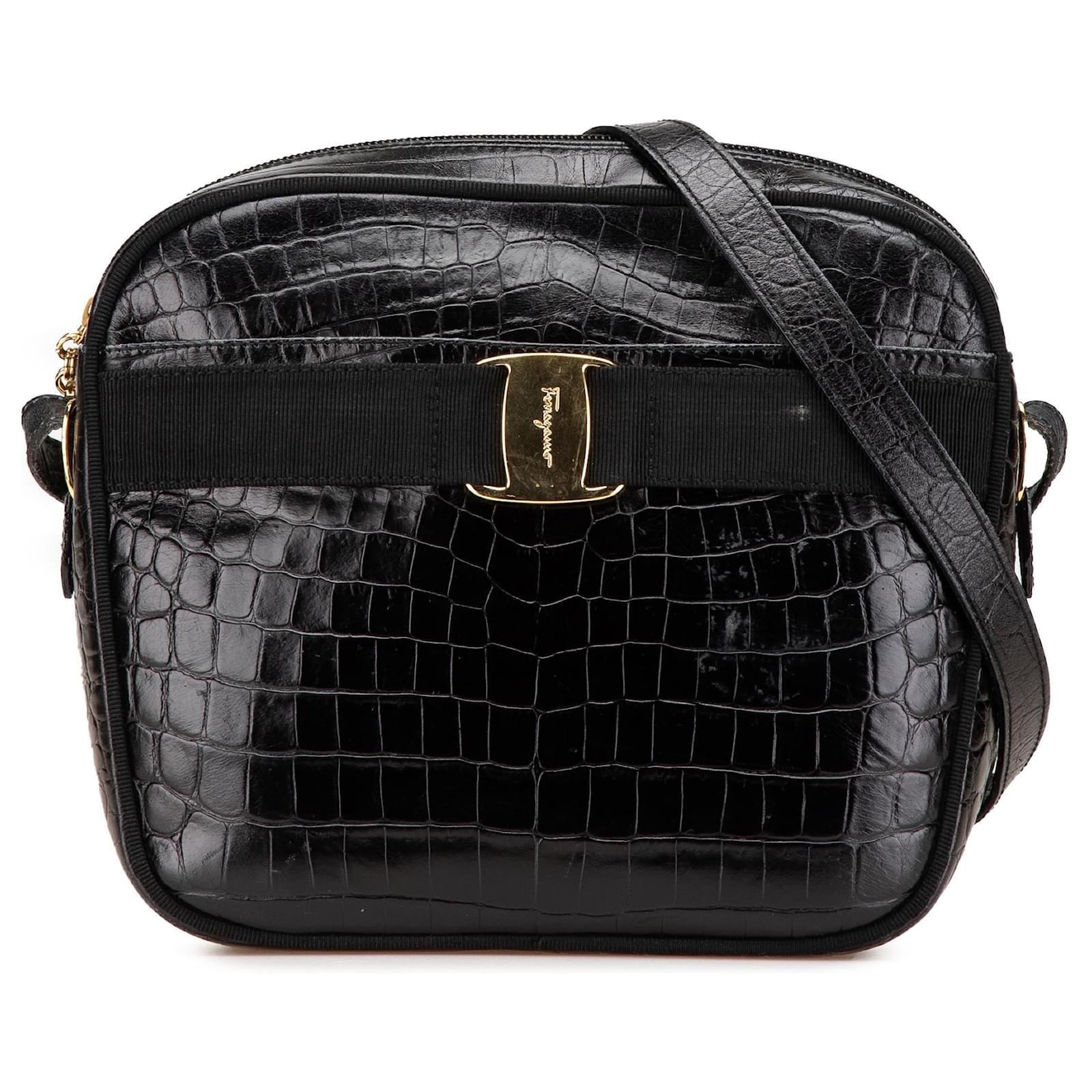 Ferragamo Black Calf Leather Bos Taurus Other Accessories main image 0