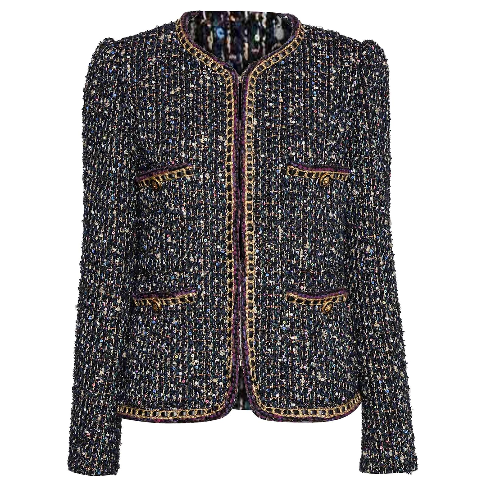 Chanel Fantasy Tweed Jacket Multiple colors Synthetic