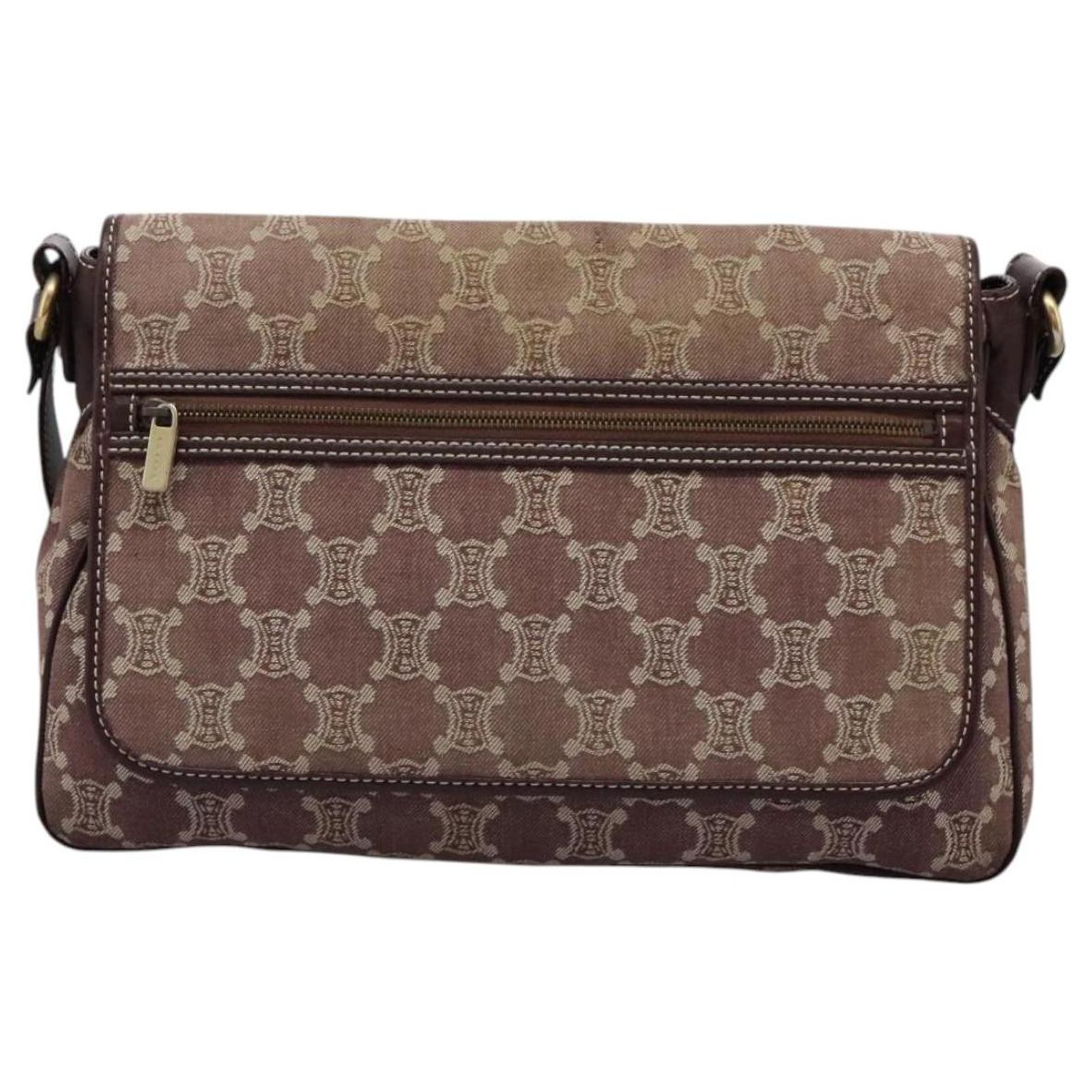 Céline Paris Macadam Dark red Cloth ref.2118305 - Joli Closet