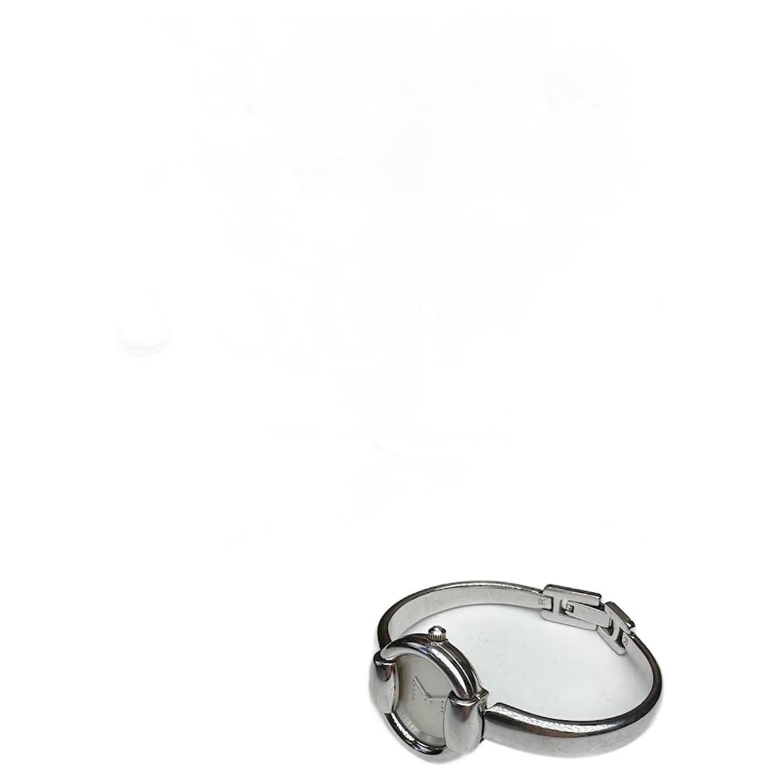 OLD GUCCI Horsebit Silver Ring 925