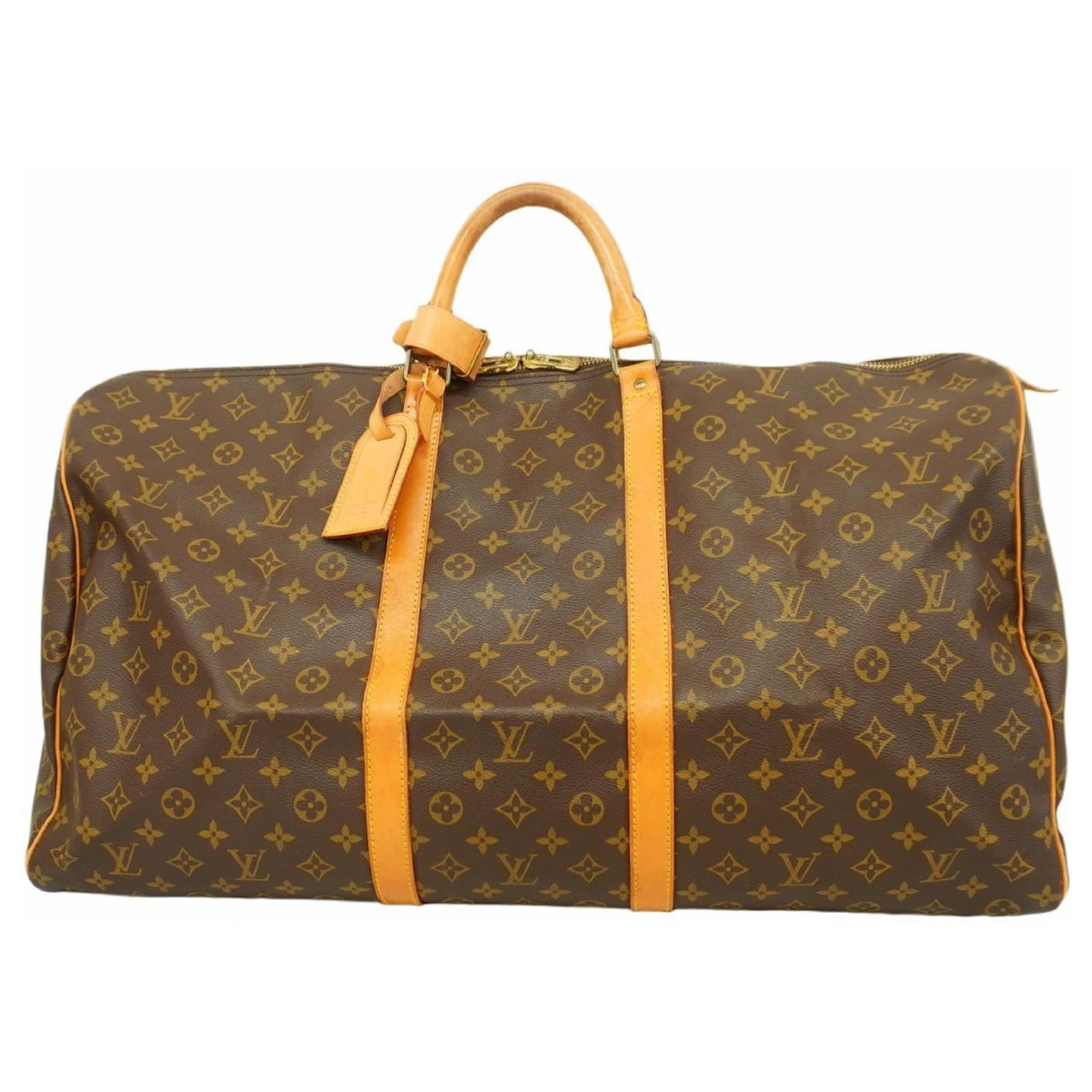 Louis Vuitton Boston Bag Monogram Keepall 60 Brown ref.2136866