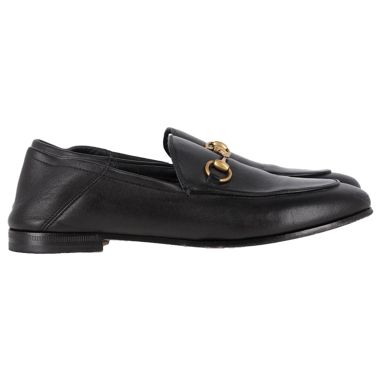 Gucci Brixton Convertible Loafers in Black Leather