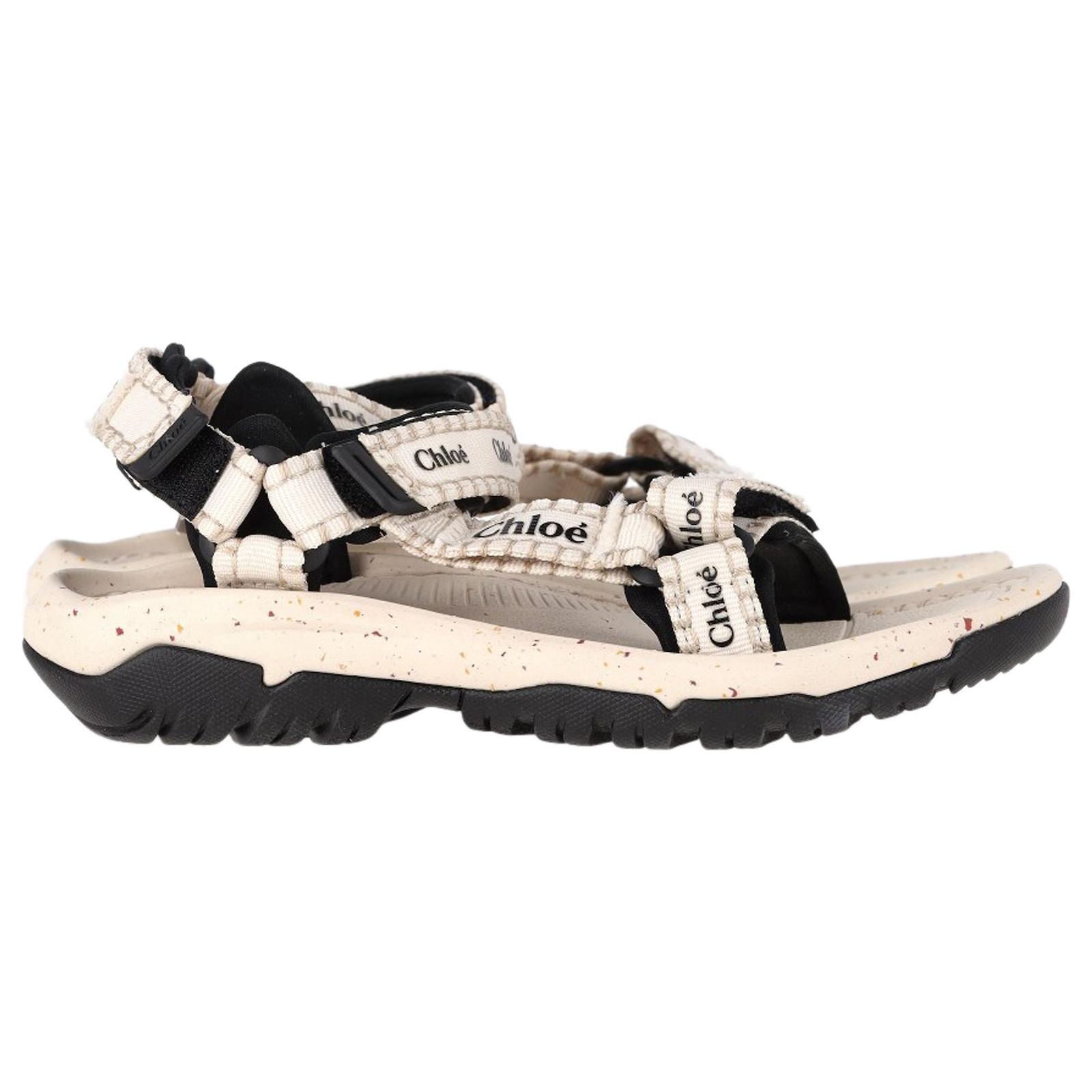 Chloé x Teva Hurricane XLT2 Flat Sandals in White Polyester ref 