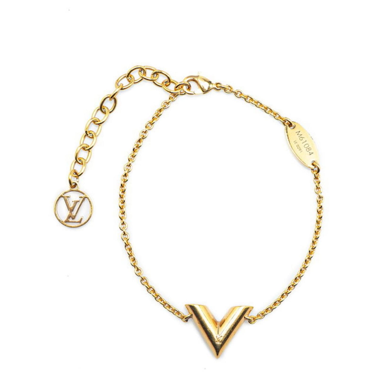 Louis Vuitton Essential V Bracelet M61084 Golden ref.2139504