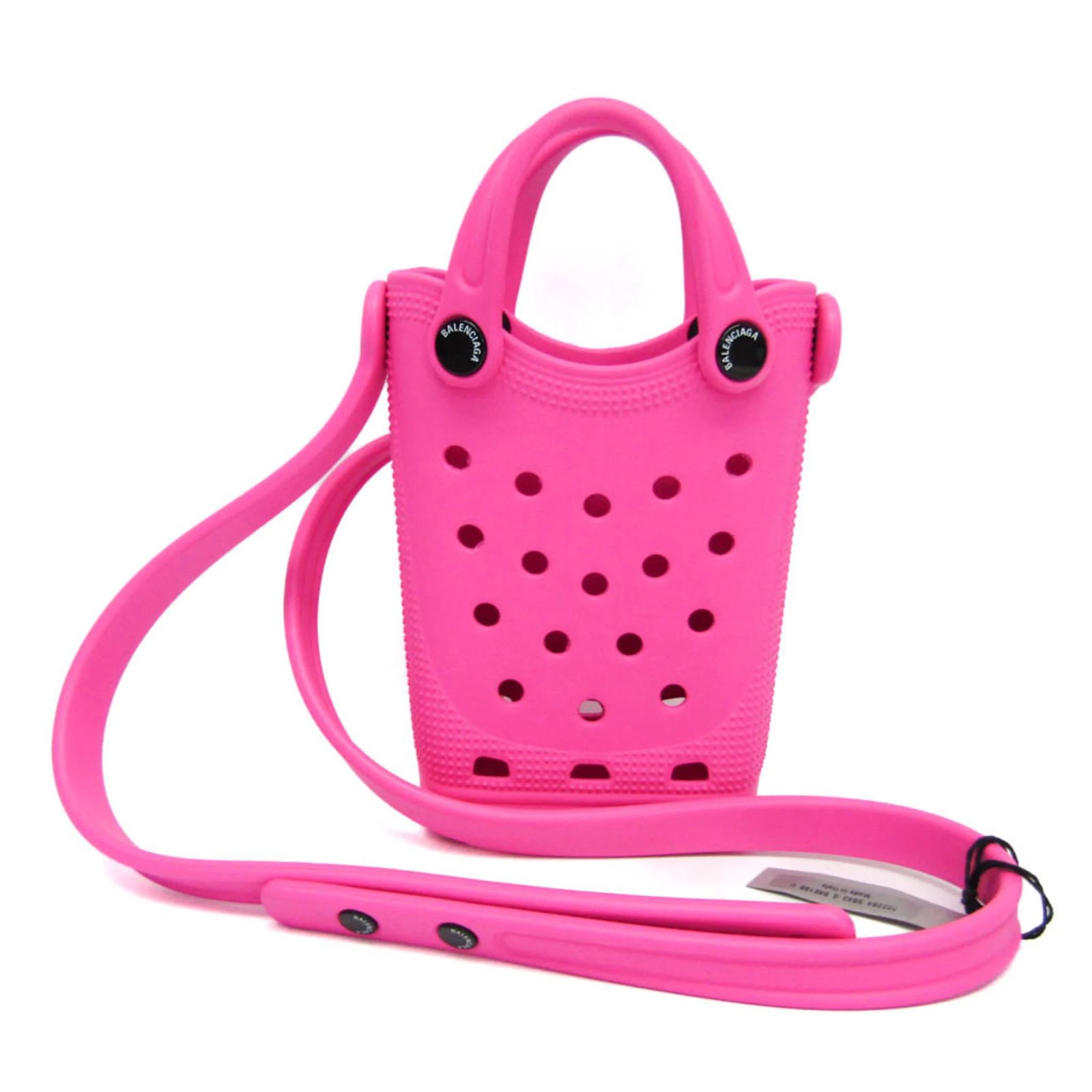Balenciaga x CROCS Phone Holder Handbag Pink Rubber ref.JC2142699 