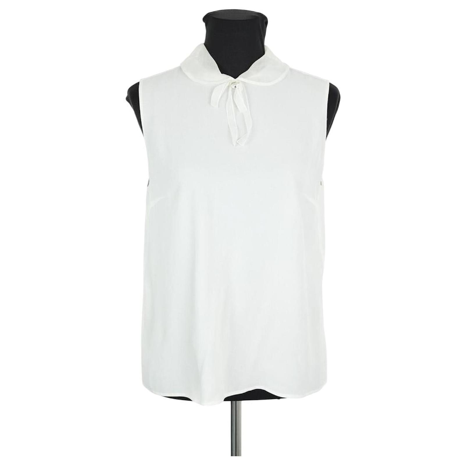 Miu Miu White blouse Synthetic ref.2152565 - Joli Closet