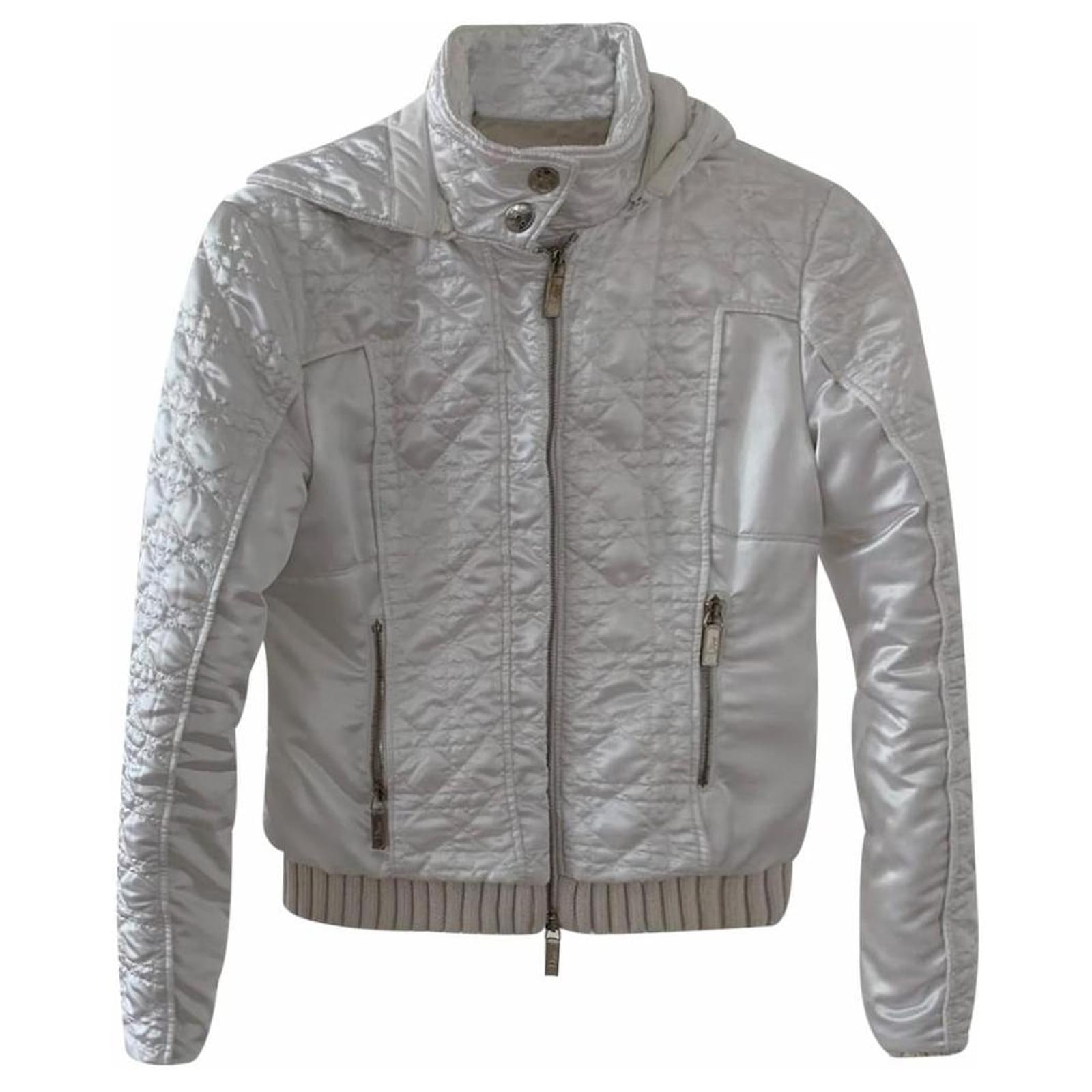 Christian Dior Veste coupe-vent cannage Dior Galliano 2009 FR 38