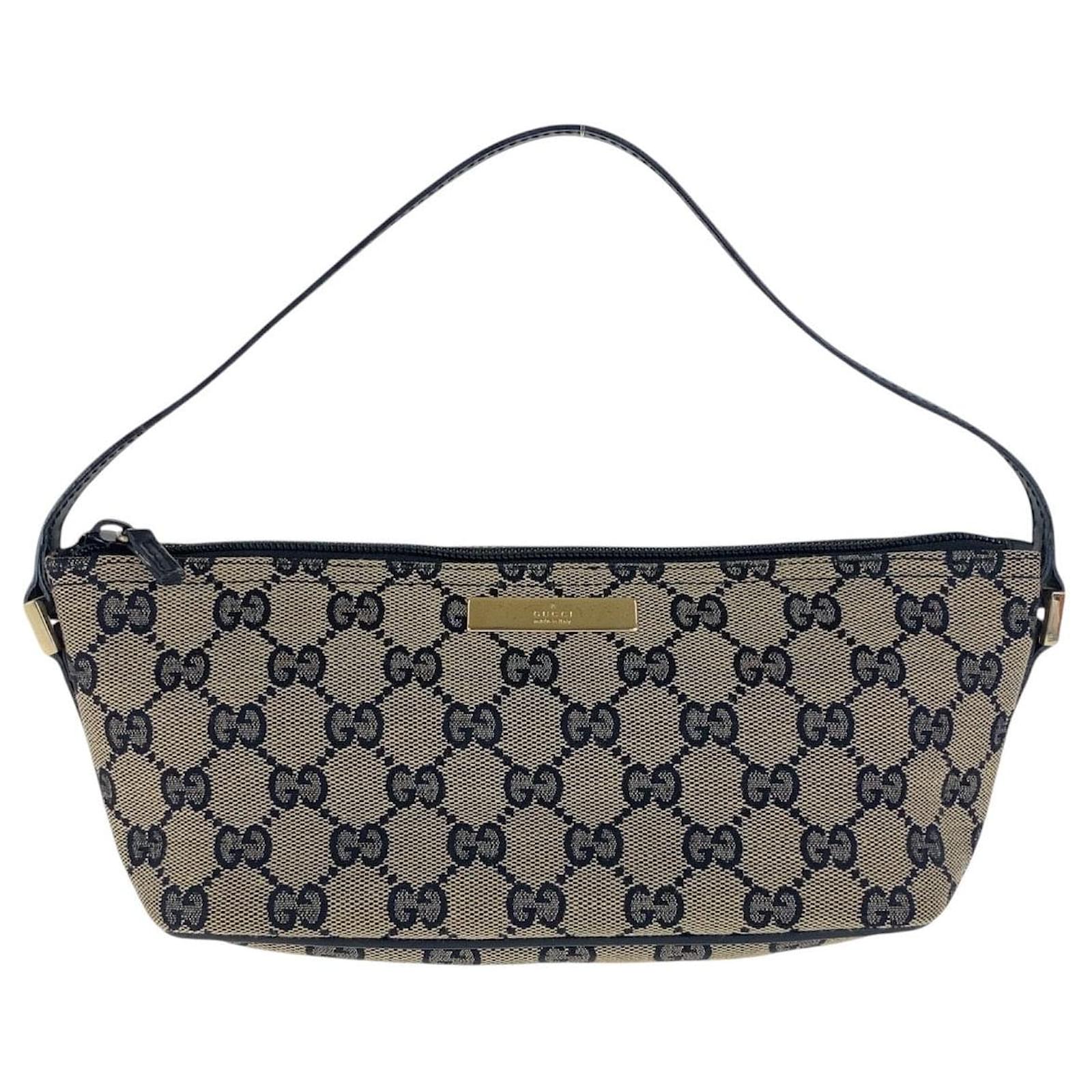 ciscodesu1 　GUCCI GGモノグラム 　039 1103 Gucci GG Canvas/Leather Handbag 039 1103 Black Cloth ref.2158234