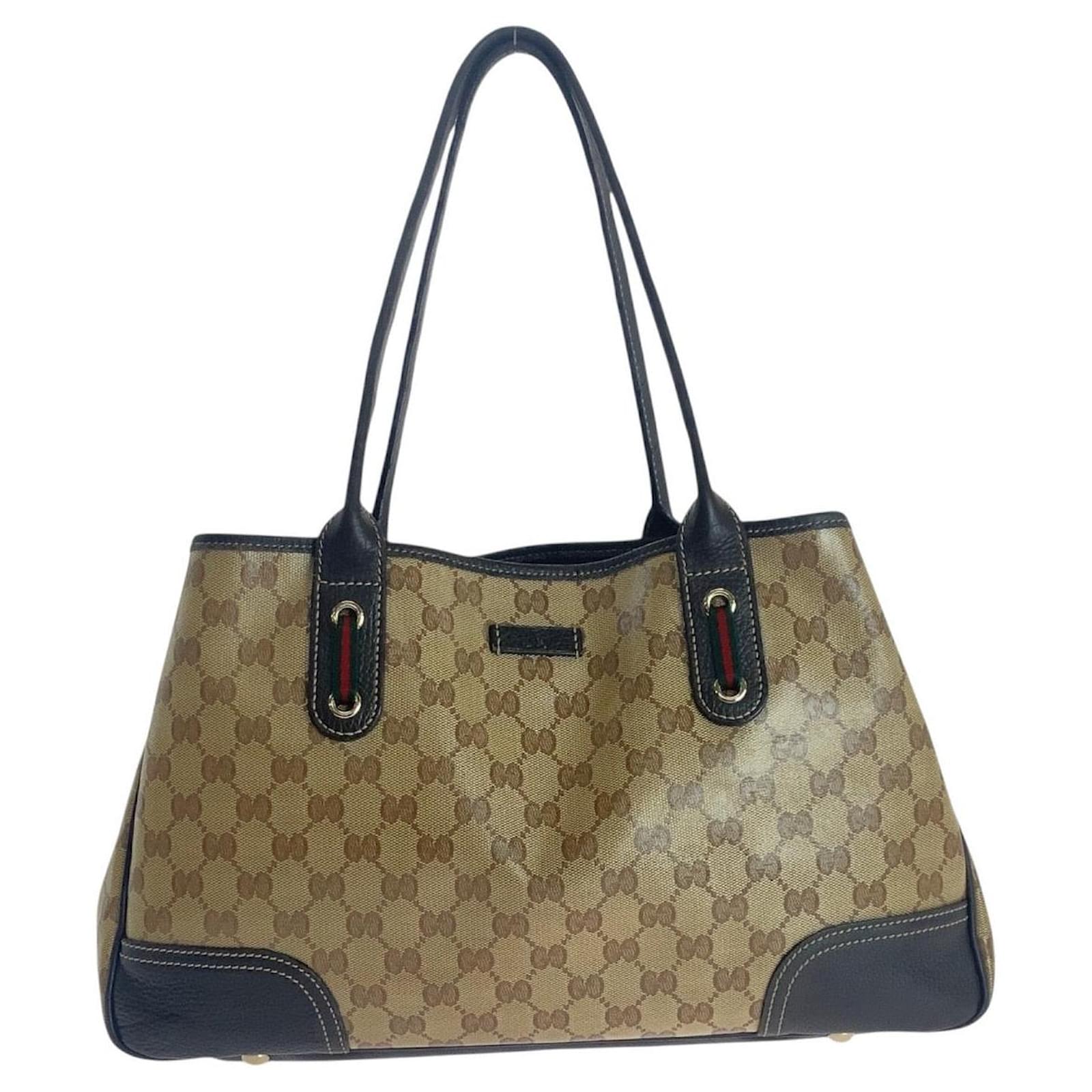 Gucci GG Crystal Sheline Line PVC/Leder 2-Wege Tote Bag 293592