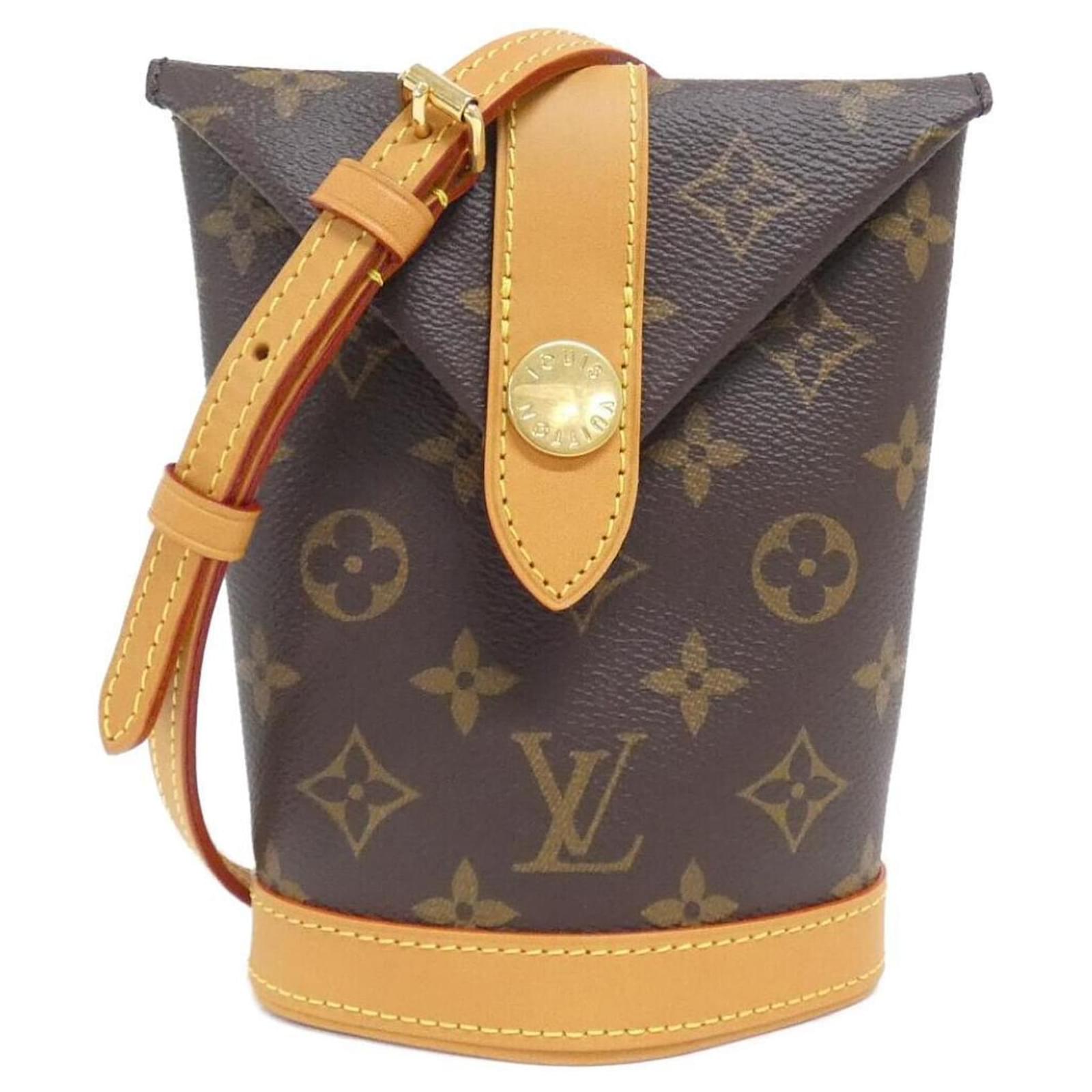Pochette Busta Monogram Louis Vuitton M14056 Marrone Tela ref