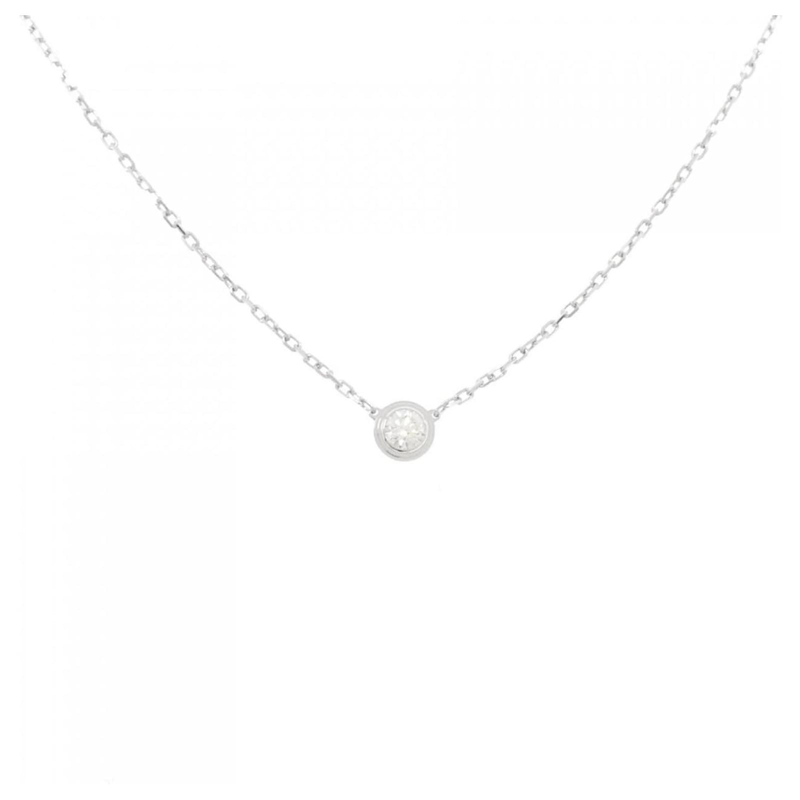 Cartier D'Amour Large Necklace White gold Joli Closet