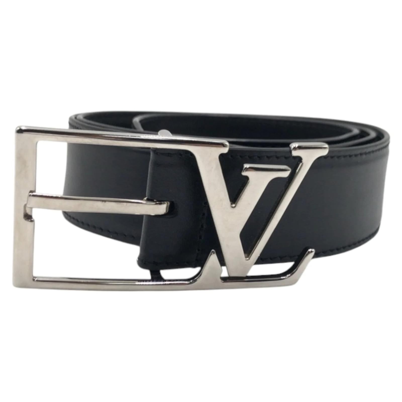 Louis Vuitton LV Skyline Black Silver Belt Silvery ref.2169372