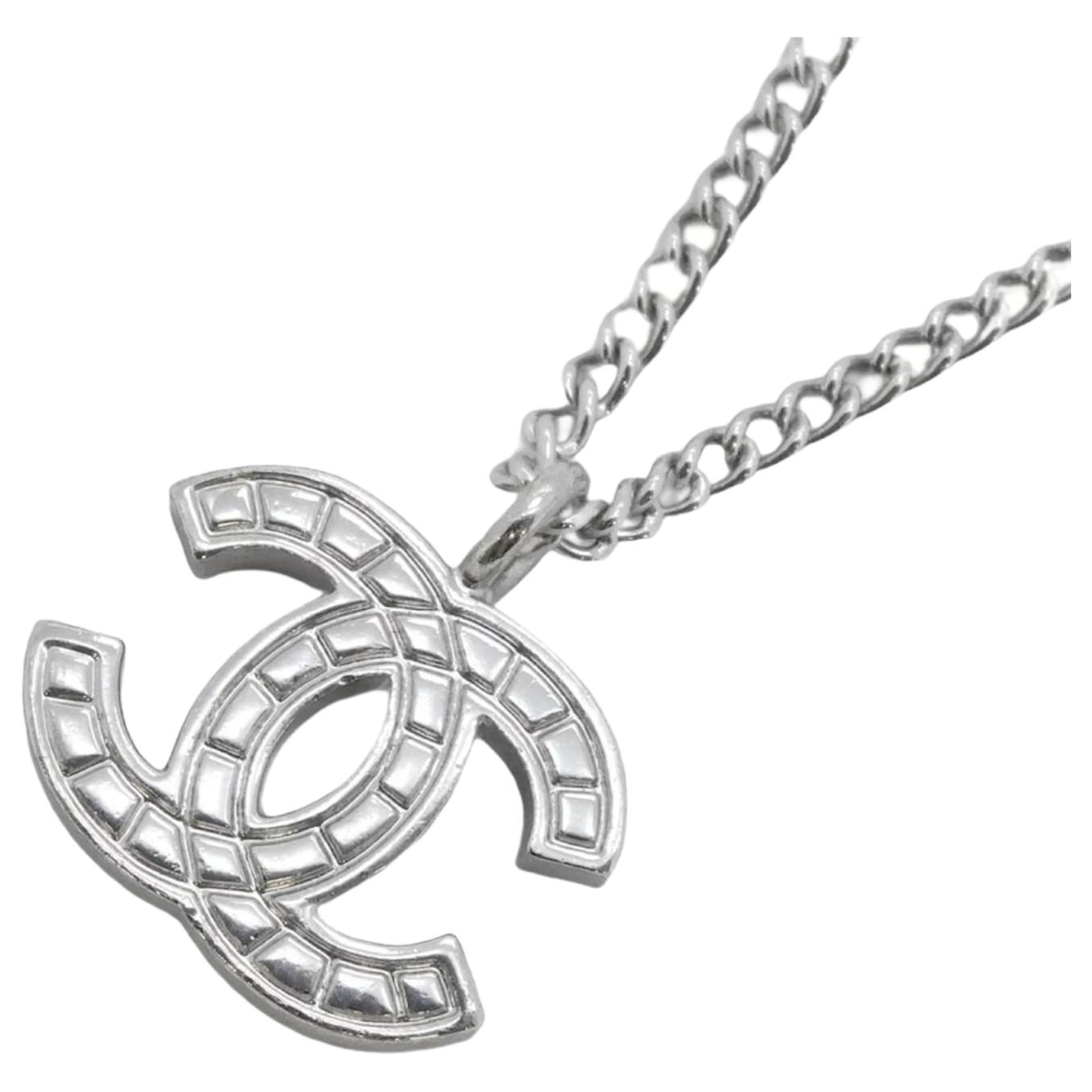 アクセサリー CHANEL Coco Mark Rhinestone Necklace Chanel Coco Mark Rhinestone Necklace Pendant – MissLuLaLa