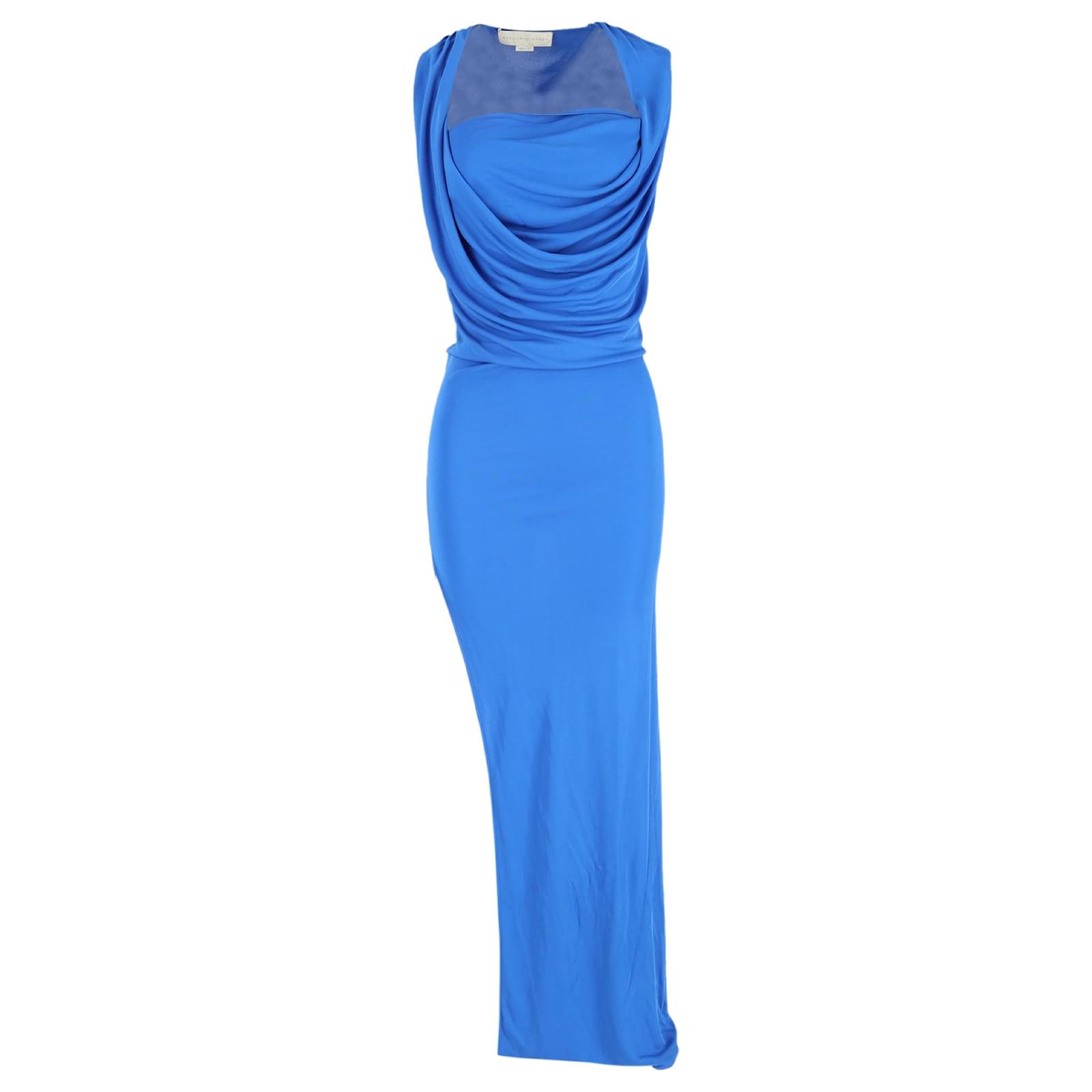 ワンピース STELLA McCARTNEY Light-Blue Long Dress Madelyn Cline's Blue Stella McCartney Dress at OBX3 Premiere