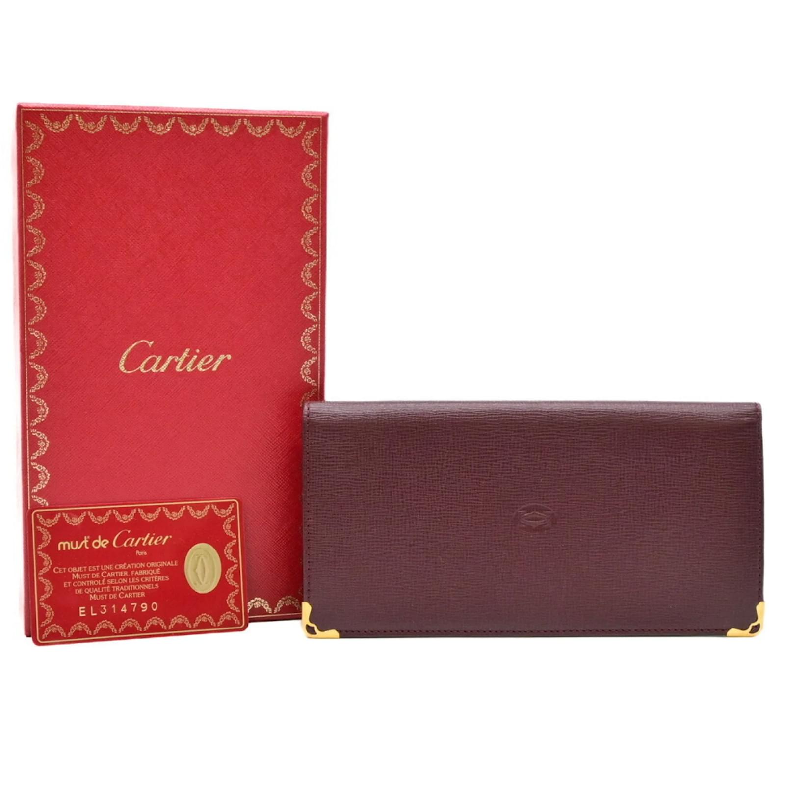 Cartera Larga Billetera Cartier Hombre LES MUST DE CARTIER