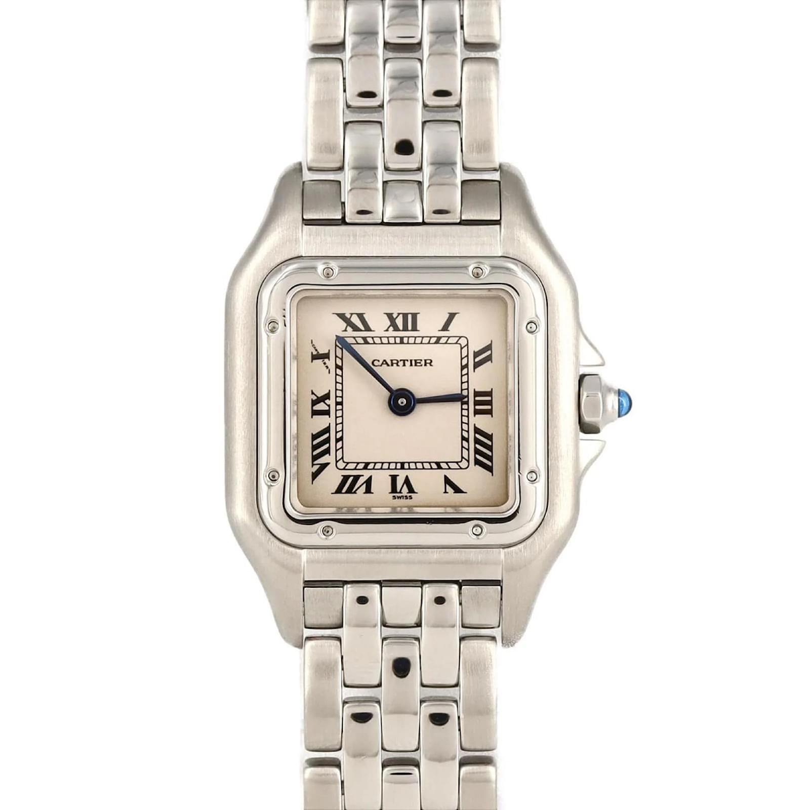 Montre-bracelet en acier inoxydable Cartier Panthère SM W25033P5