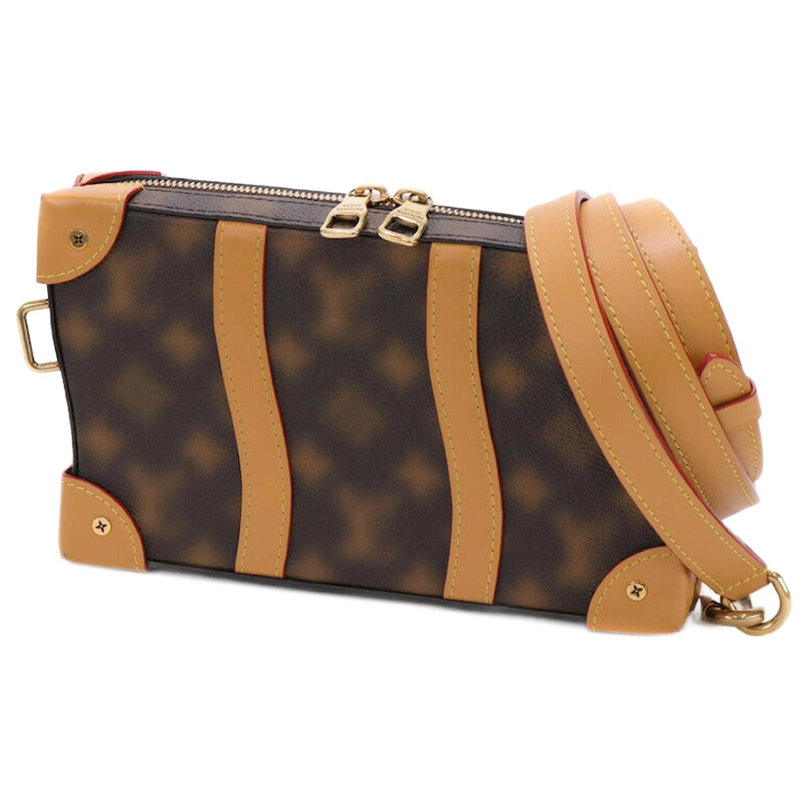 Louis Vuitton Blurry Monogram Soft Trunk Brown Cloth ref
