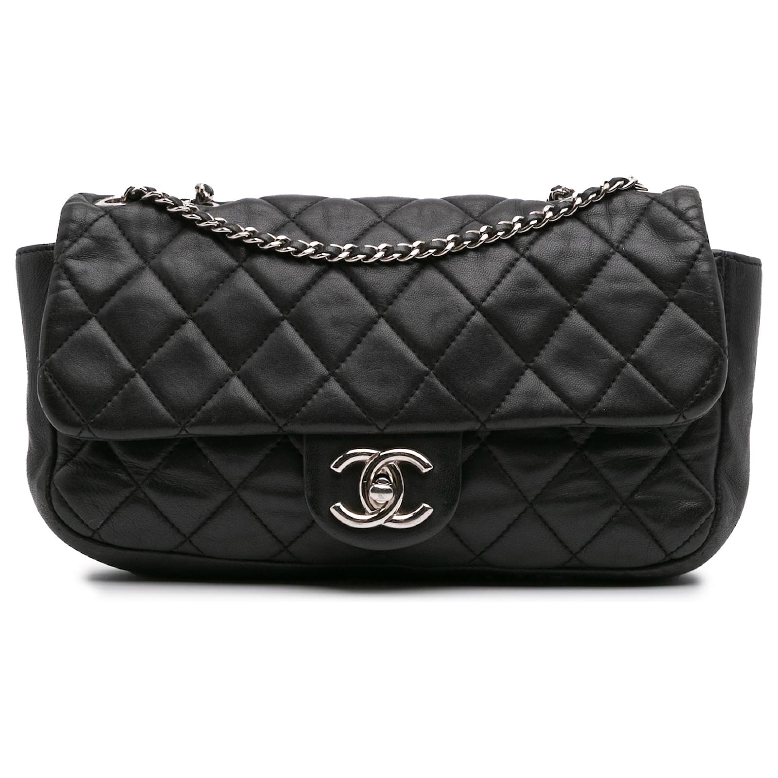 chanel coco rain flap bag Lambskin Medium Black 36753 FASHIONPHILE Chanel Coco Rain Brown XL