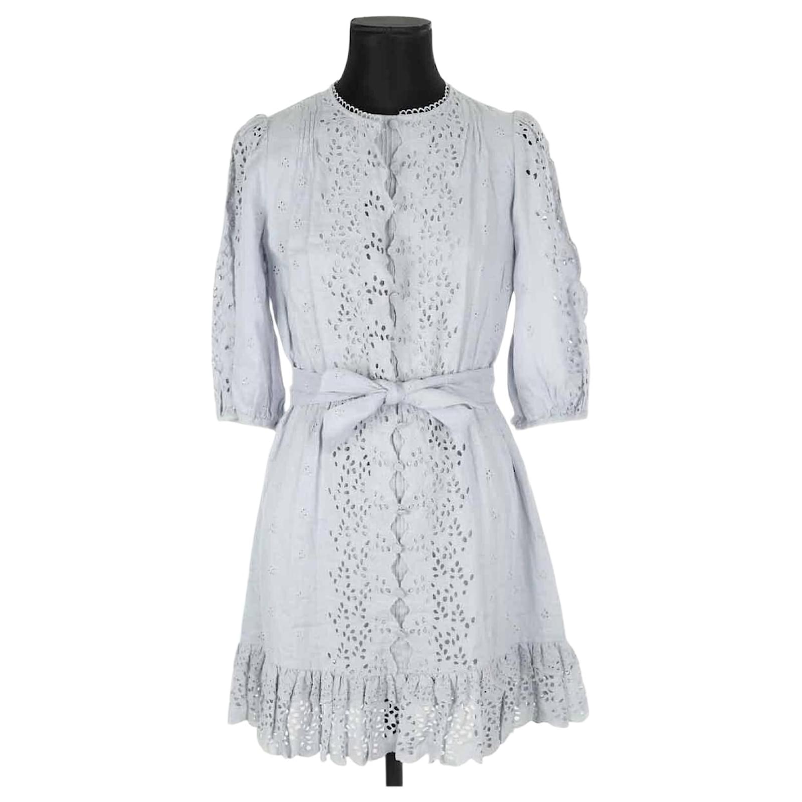 Zimmermann Blue linen dress ref.JC2196871 (Sold) - Joli Closet