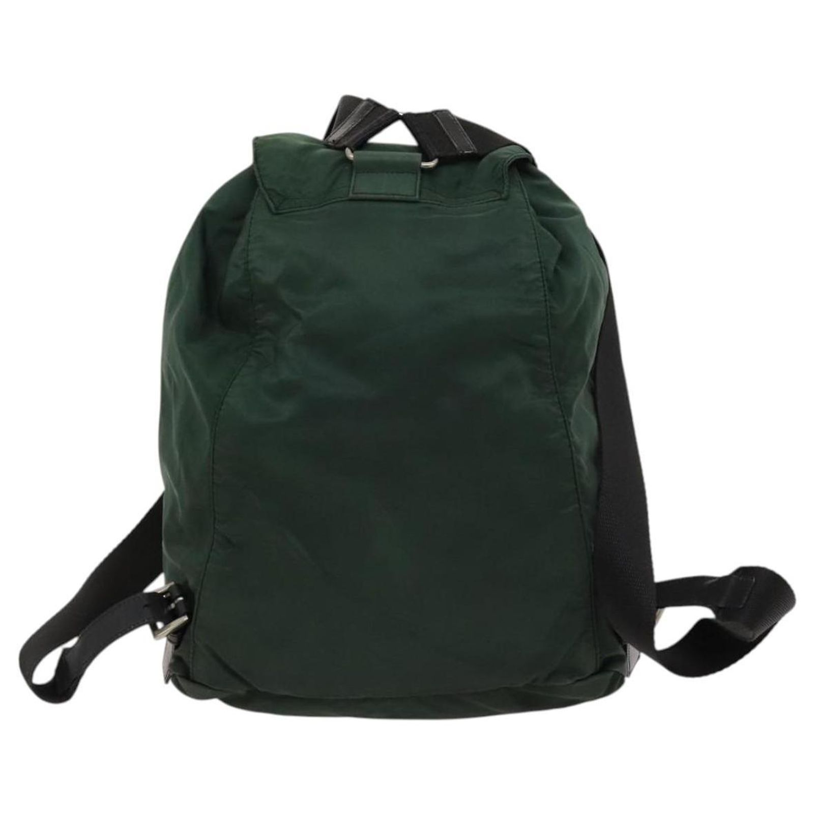 PRADA Backpack Nylon Khaki Silver Auth bs24794 (Sold) - Joli  display picture 2