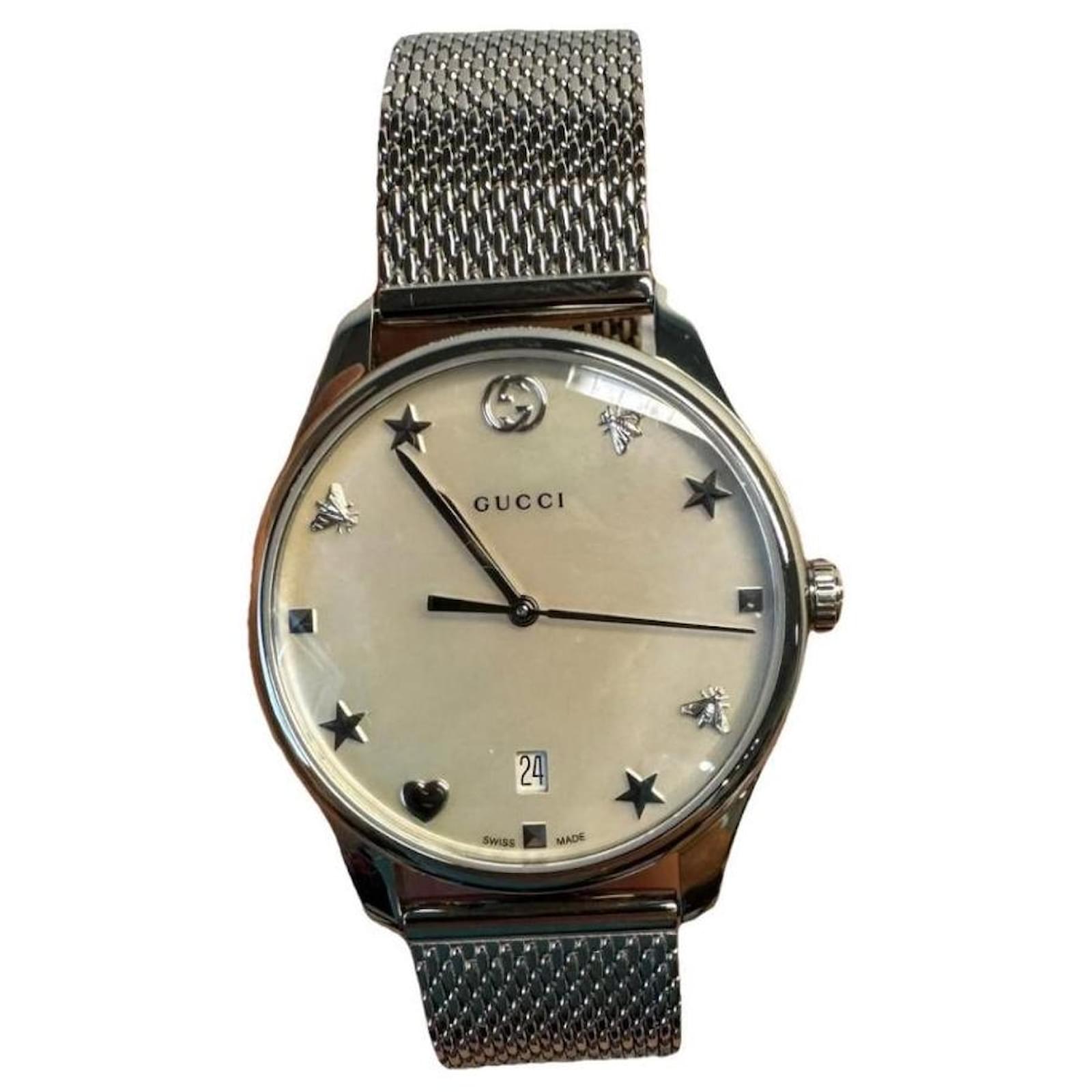 Gucci YA1264040 Silvery Steel Joli Closet