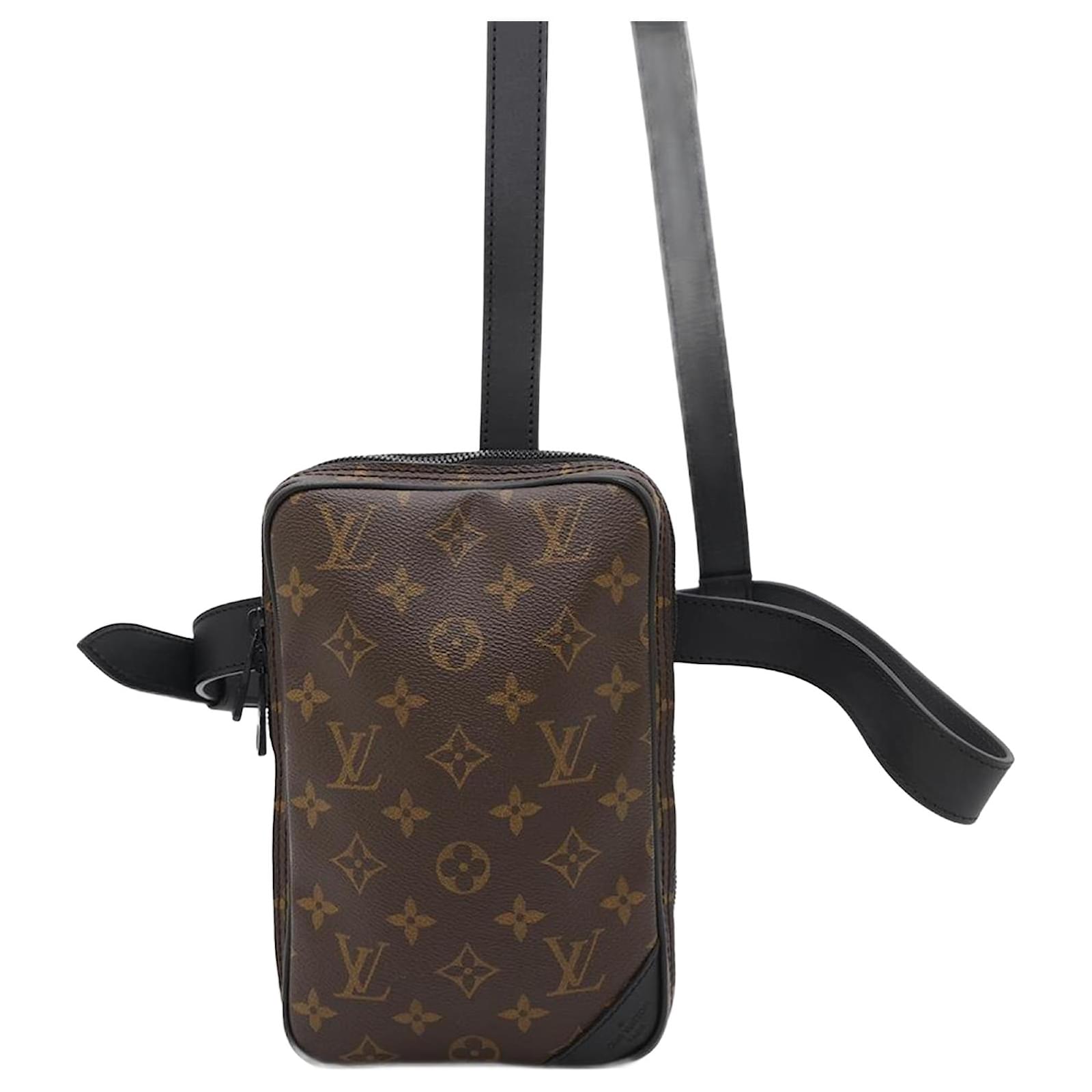Louis Vuitton レザーショルダーバッグ Louis Vuitton Monogram Shoulder Bag Black ref.JC2201136 (Sold