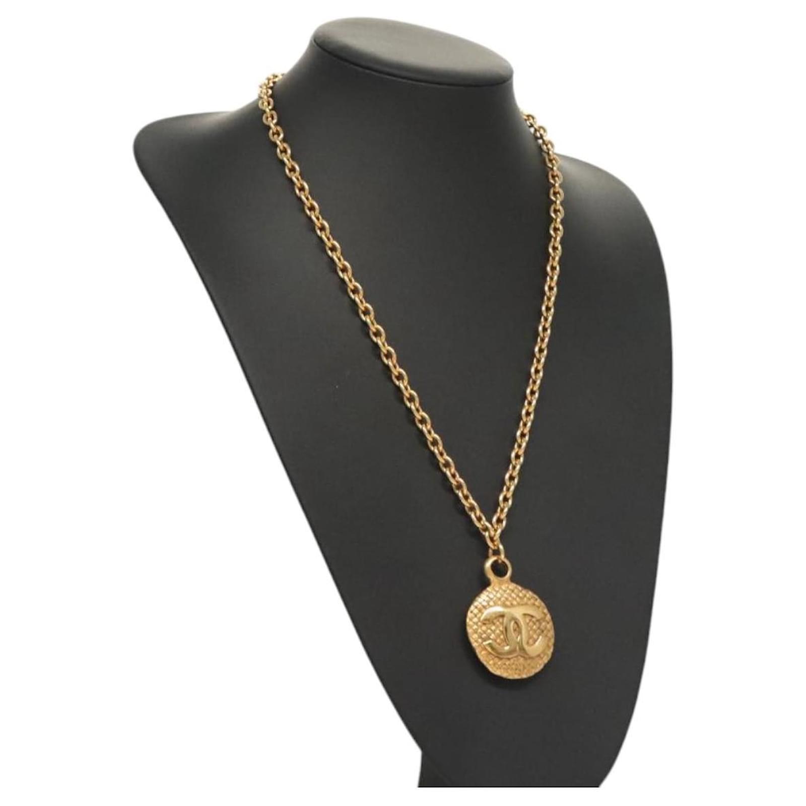 Coin Necklace Chanel Inspired Necklace CHANEL COCO Mark Chain