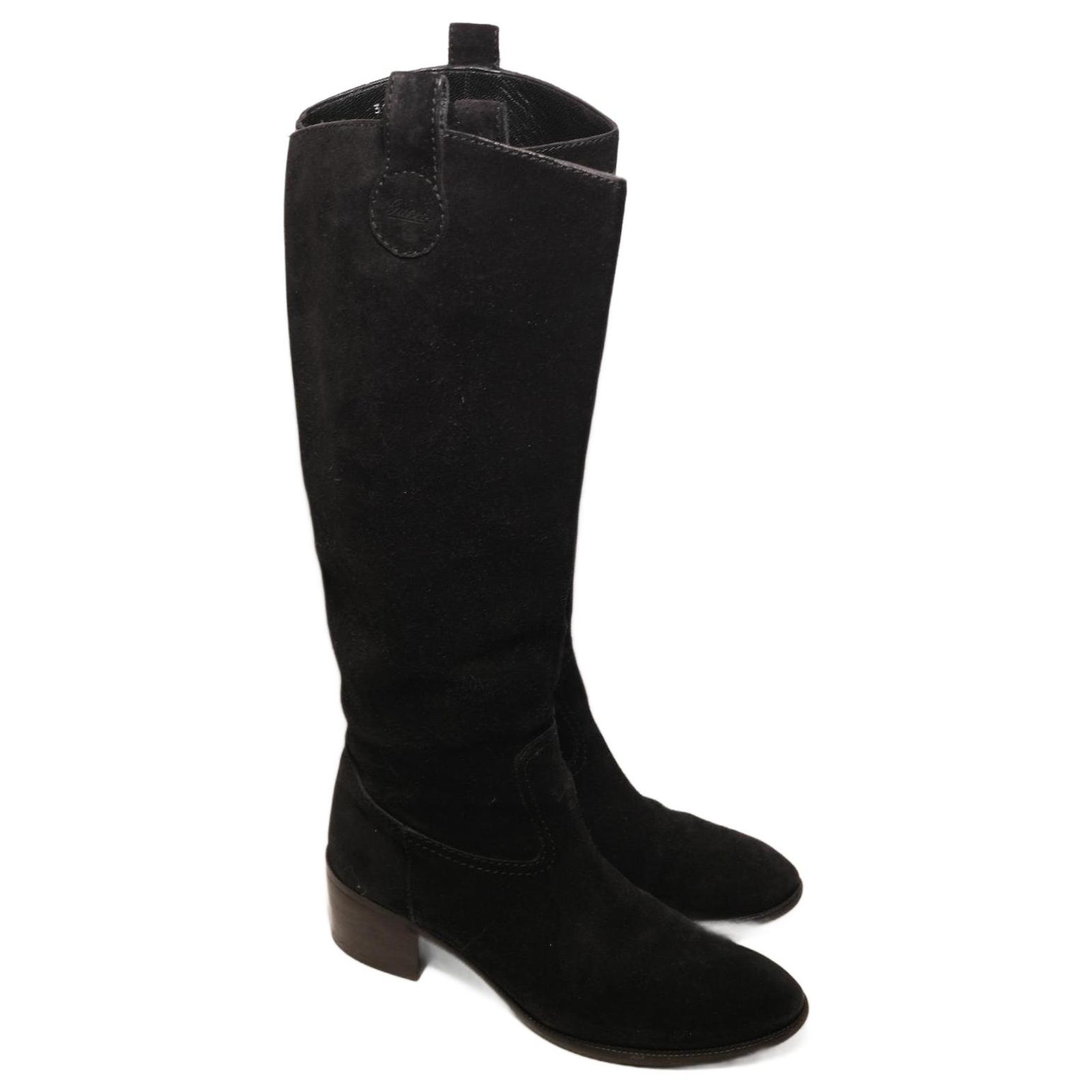 Amazing Gucci Boots Black Suede ref.2205262 - Joli Closet