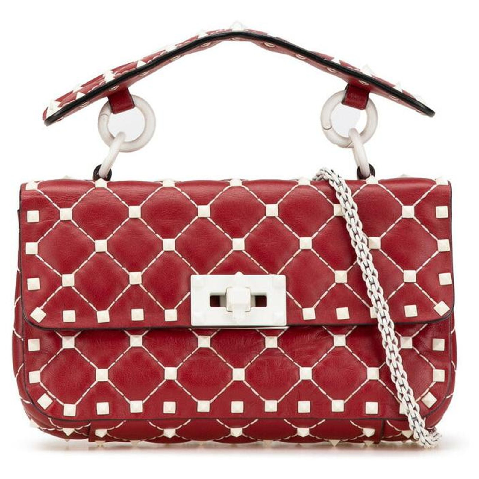 Valentino Garavani Valentino Rockstuds Leather 2way Bag (Sold 